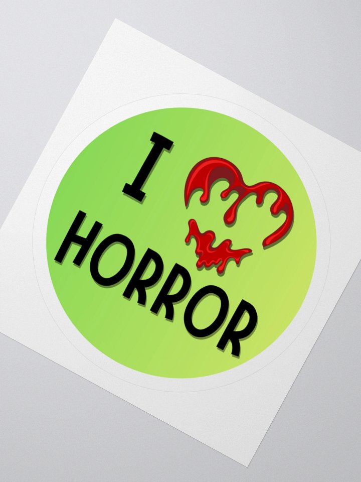 I Heart Horror Sticker product image (2)