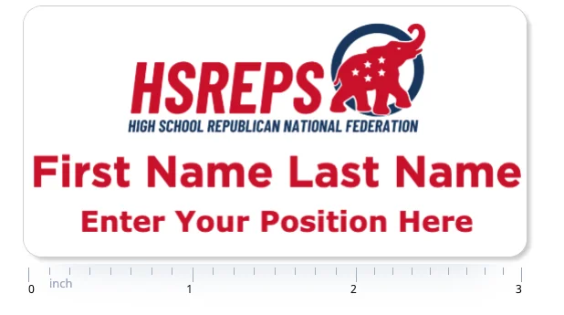 HSReps Name Tag product image (1)