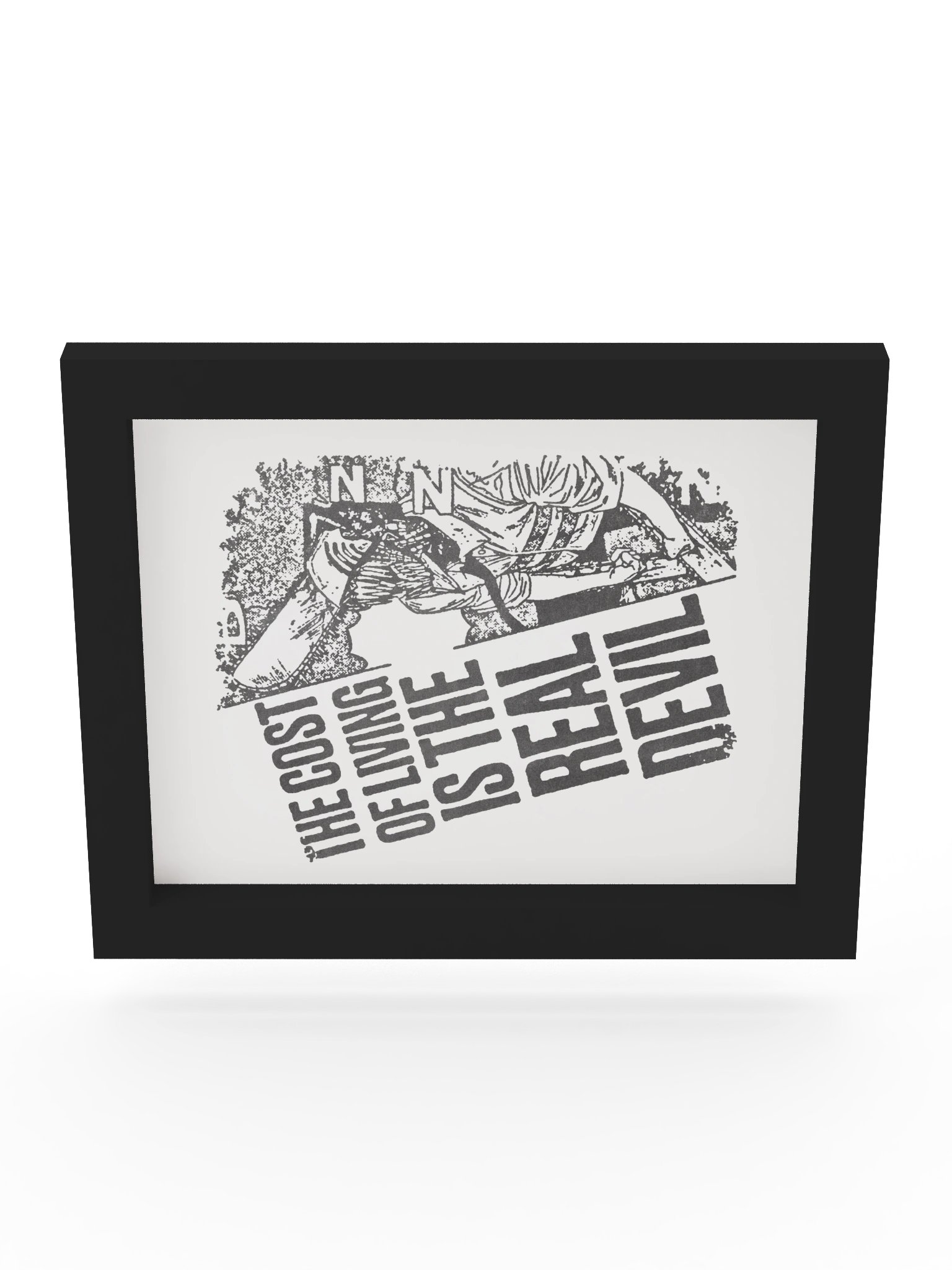 COST OF LIFE ! Framed Print. product image (10)