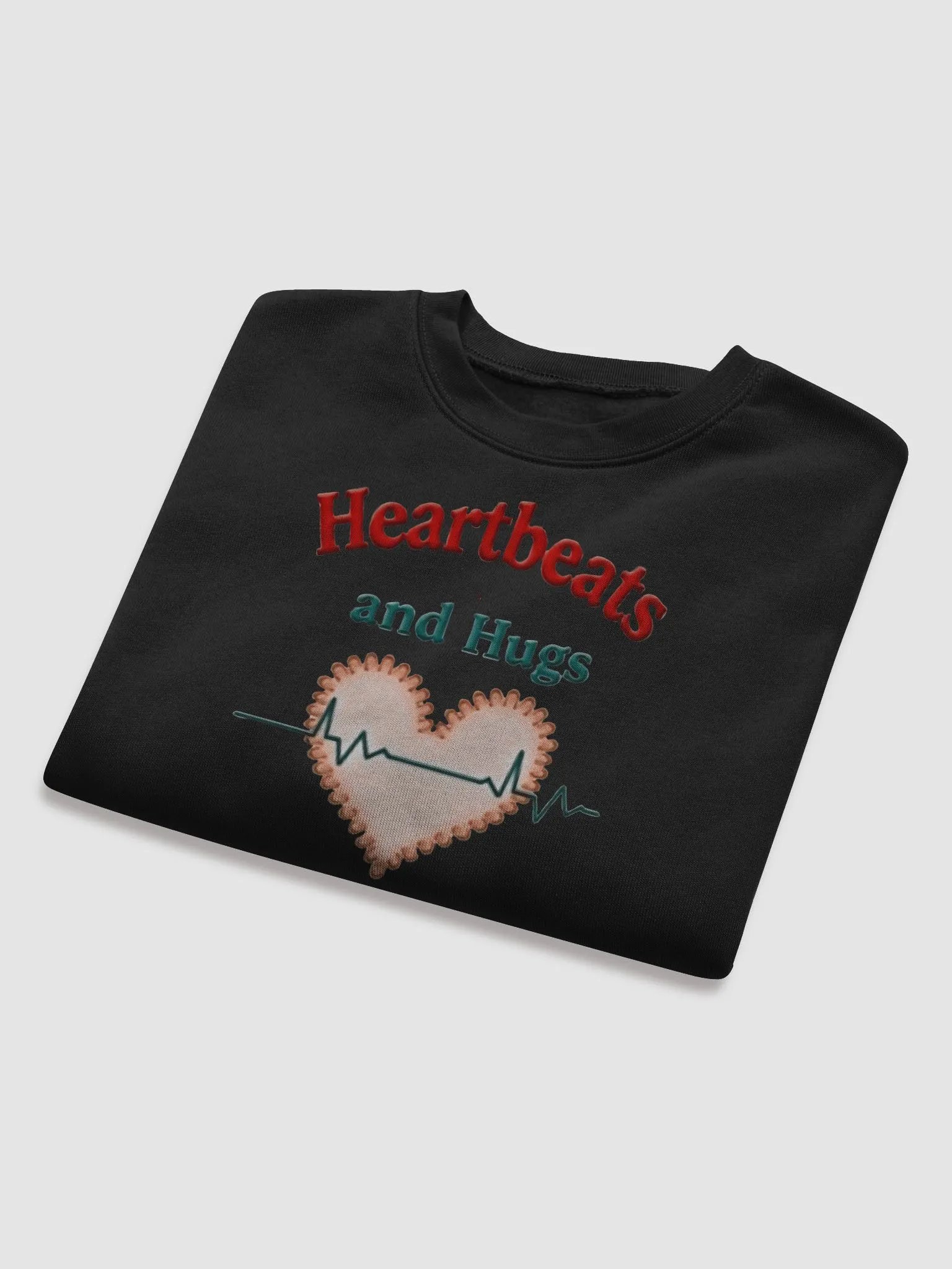 Heartbeats and Hugs Crop Sweatshirt product image (24)