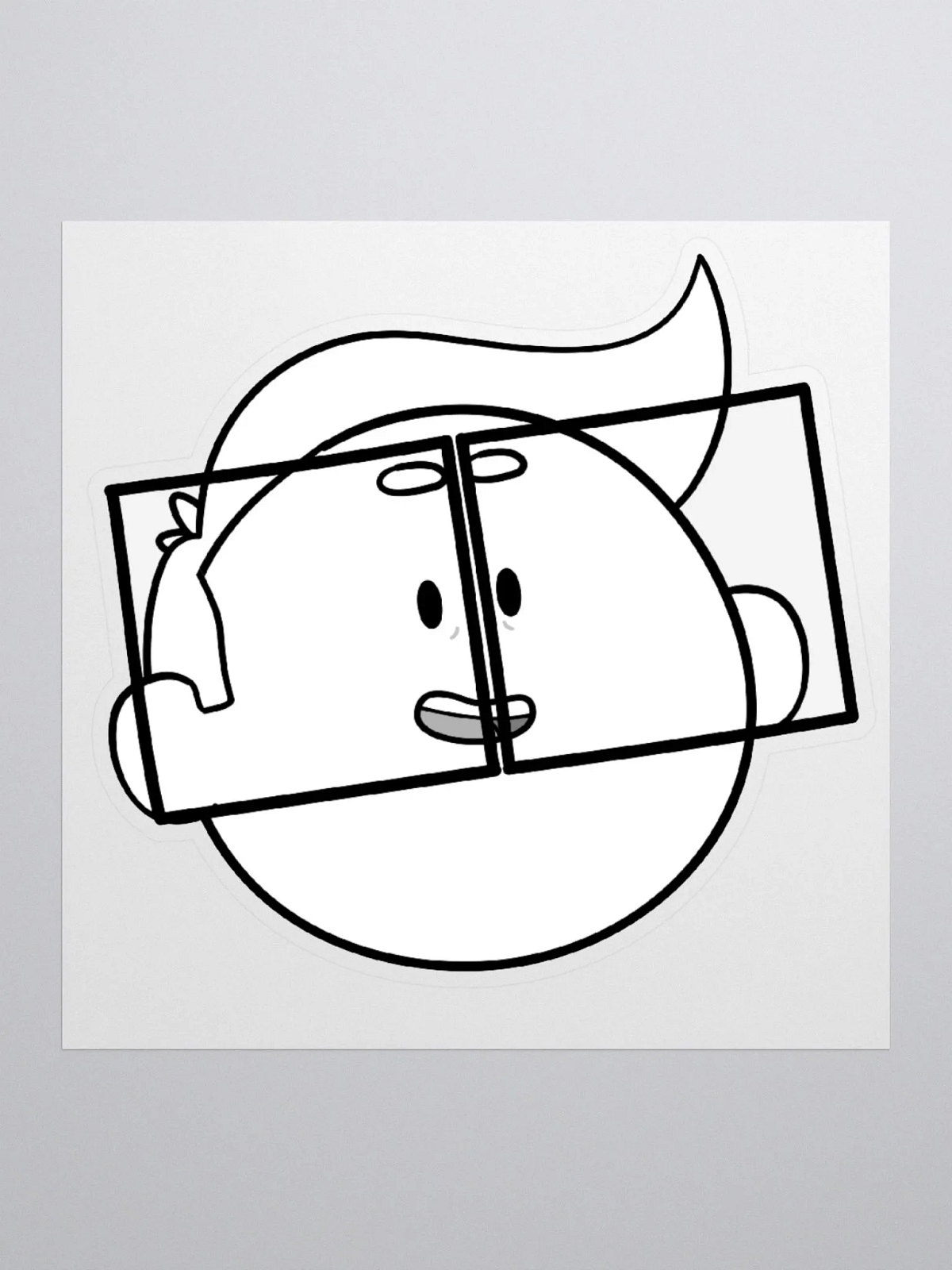 DBI Head Sticker | DeepBlueInk