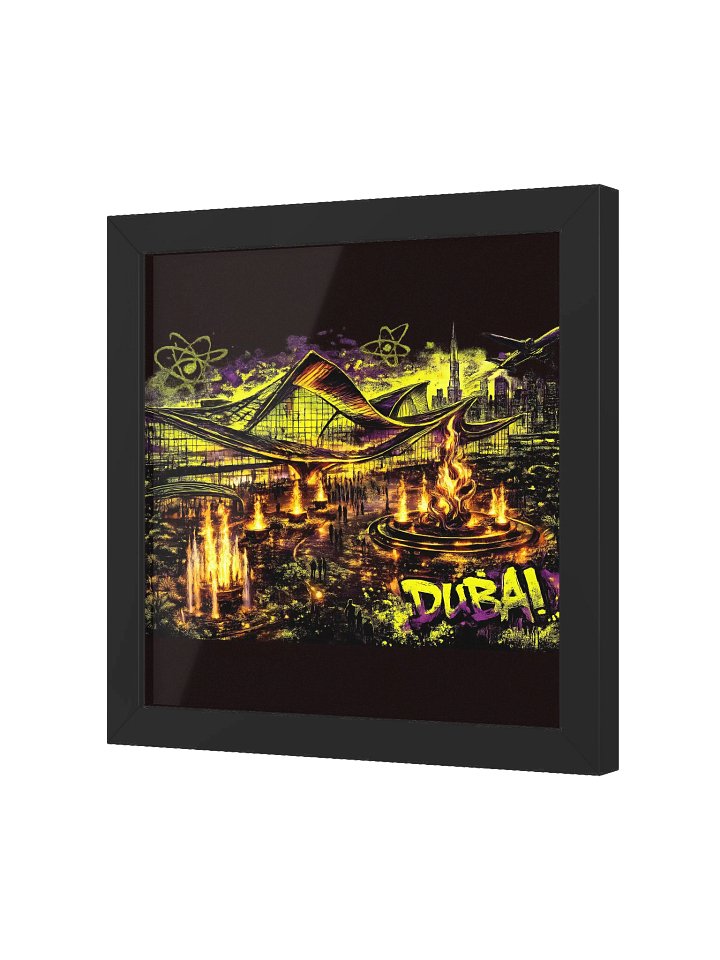 Dubai Skyline Wall Art - Burj Khalifa & Palm Jumeirah Canvas Decor product image (6)