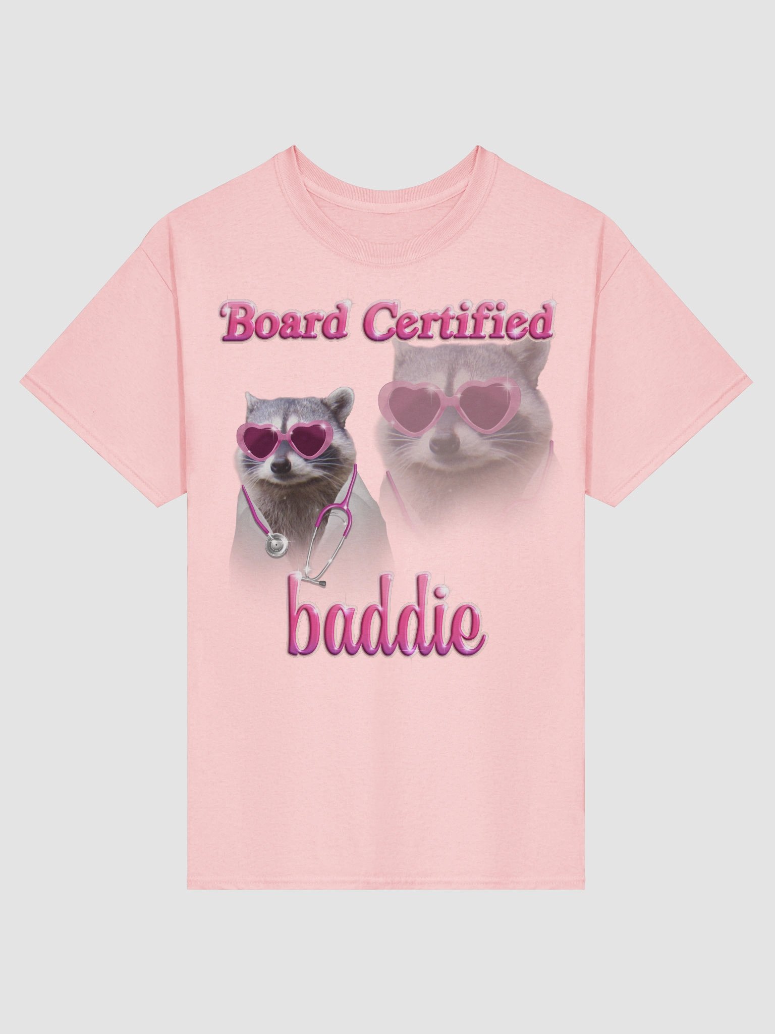 Board Certified Baddie - Doctor Raccoon T-shirt product image (26)
