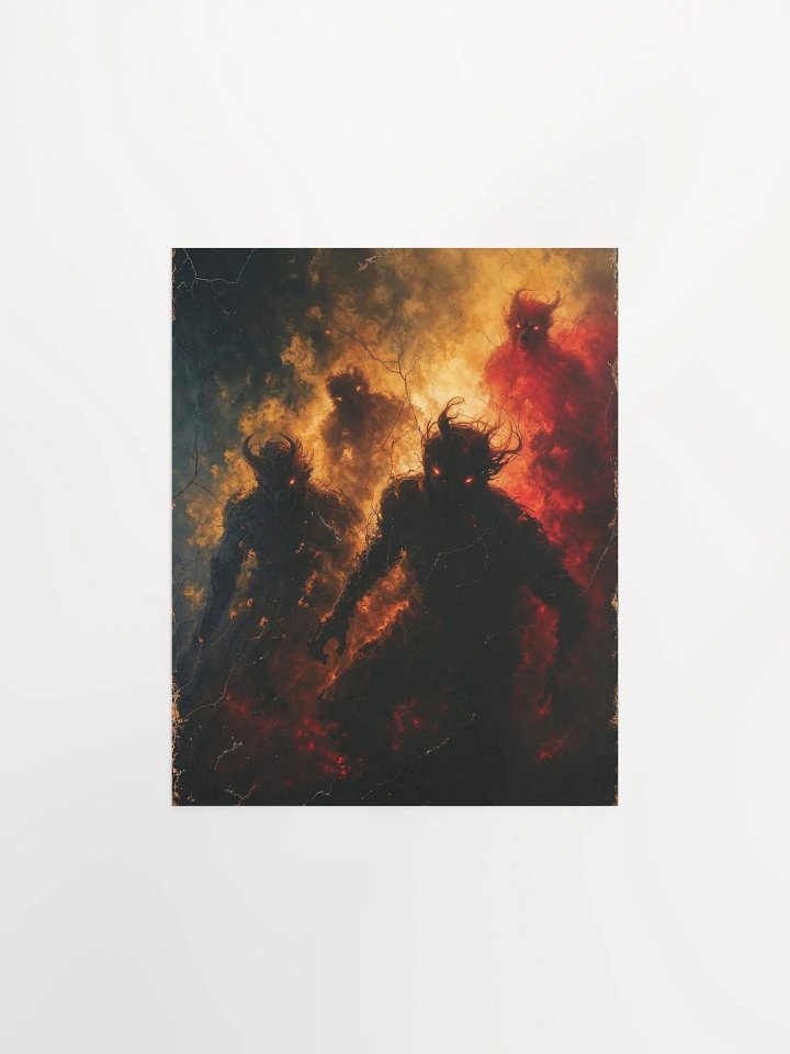 Fiery Shadows Enhanced Matte Poster product image (2)