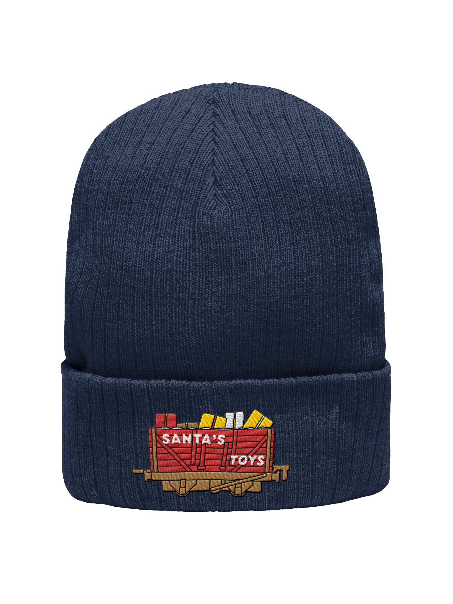 Santa's Toys Truck Embroidered Beanie product image (2)