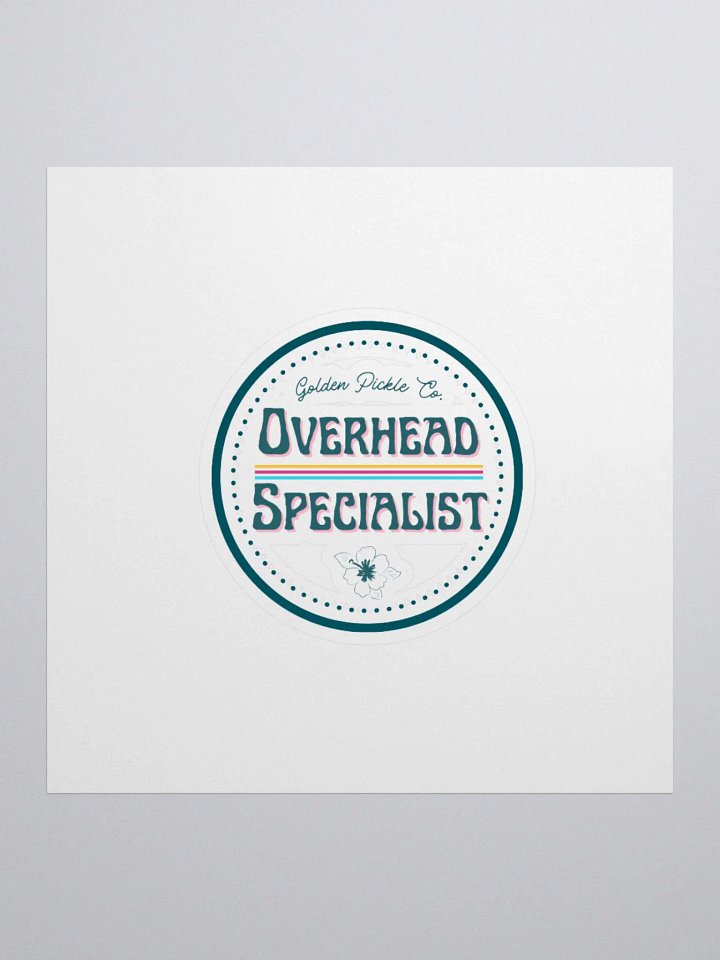 Overhead Specialist Kiss Cut Stickers product image (2)