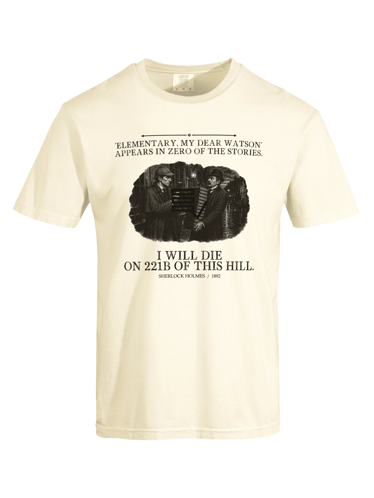 Elementary Dear Watson Appears Zero Stories Will -- The Adventures of Sherlock Holmes Tee (Light) product image (17)