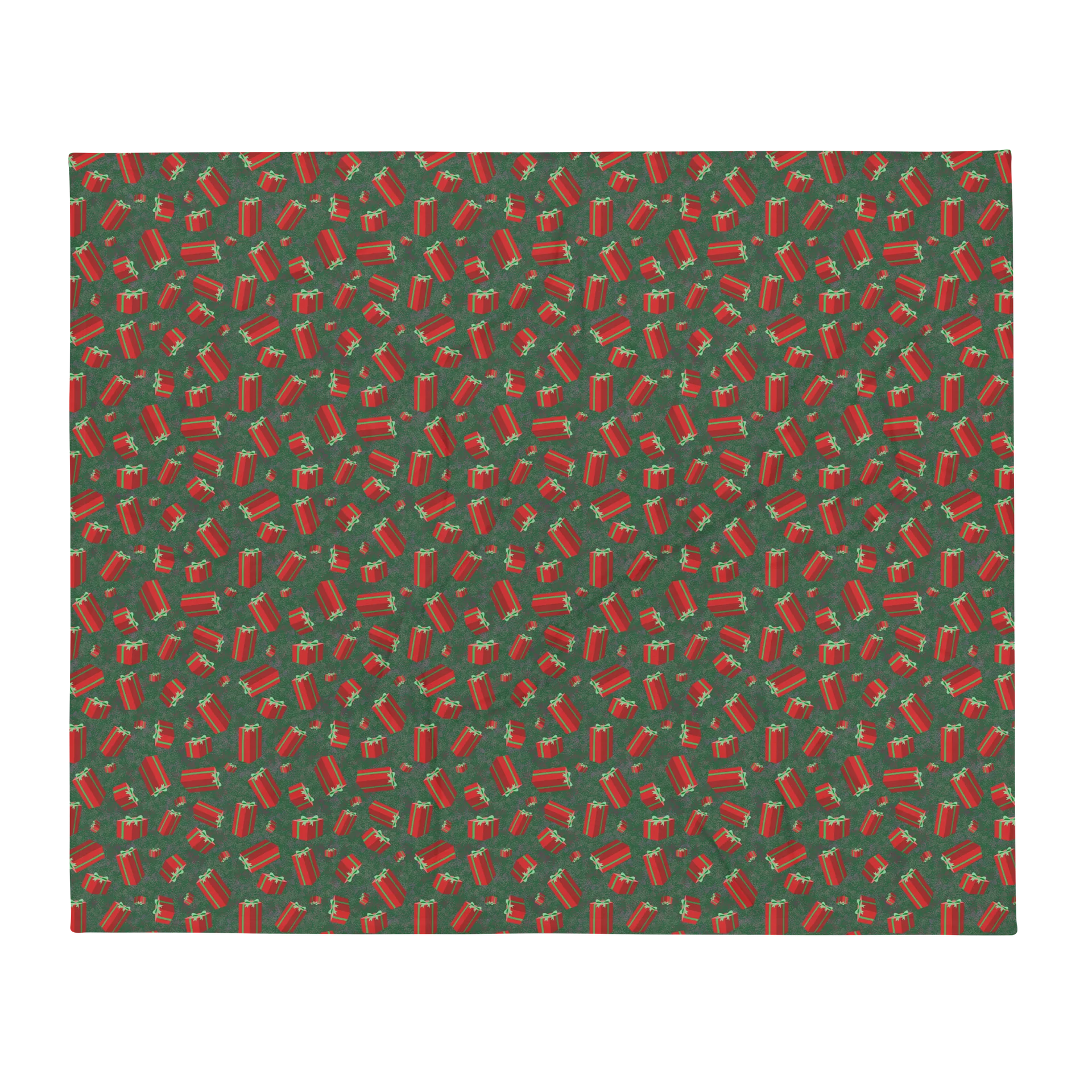 Floating Red Christmas Presents Throw Blanket product image (9)