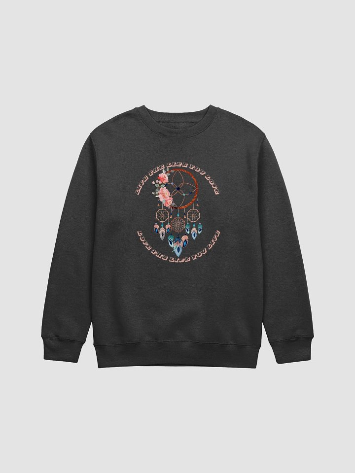 Floral Dreamcatcher Live Love Life Crewneck Sweatshirt product image (1)
