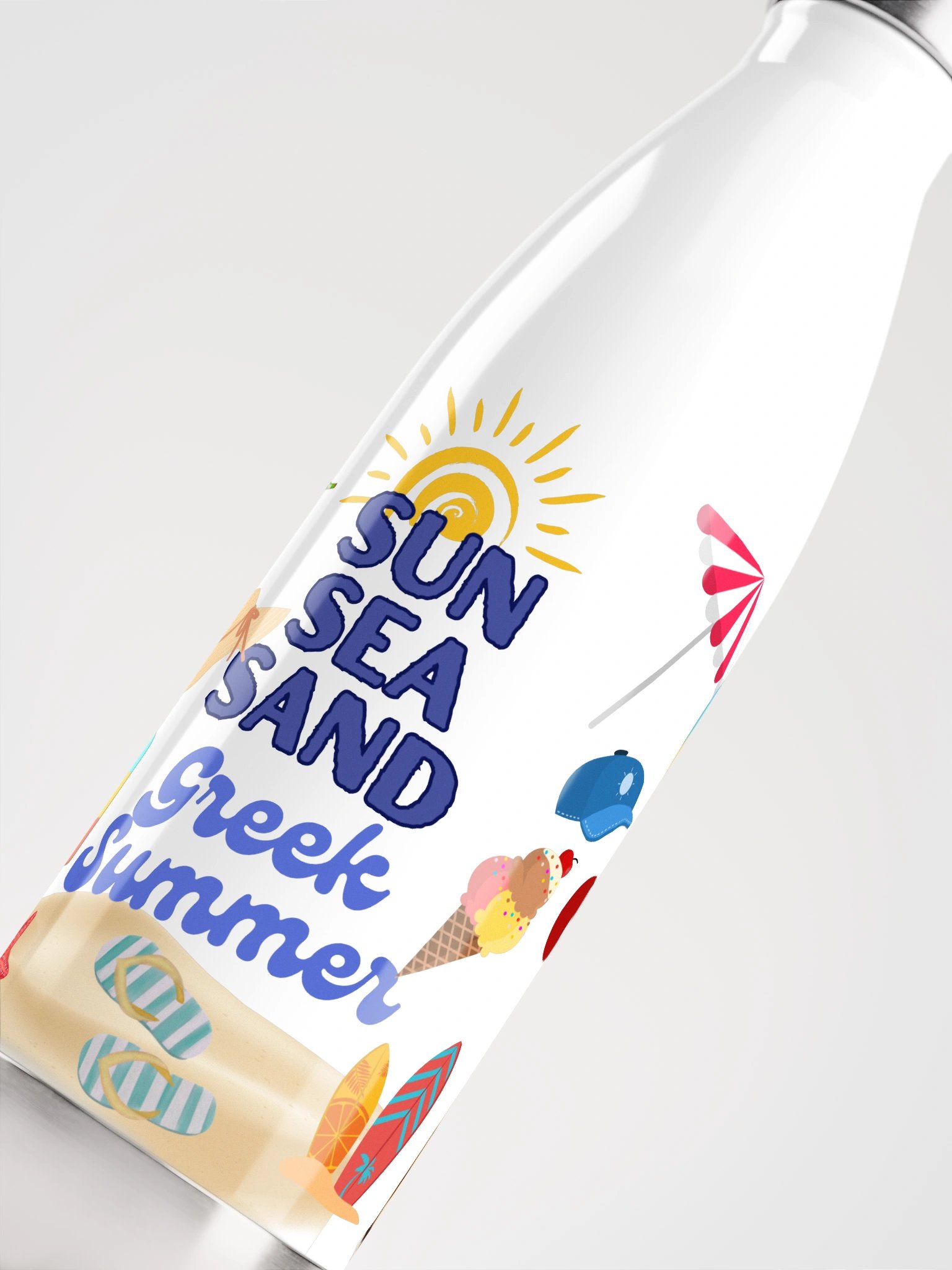 Summer Vibes Stainless Steel Water Bottle product image (5)