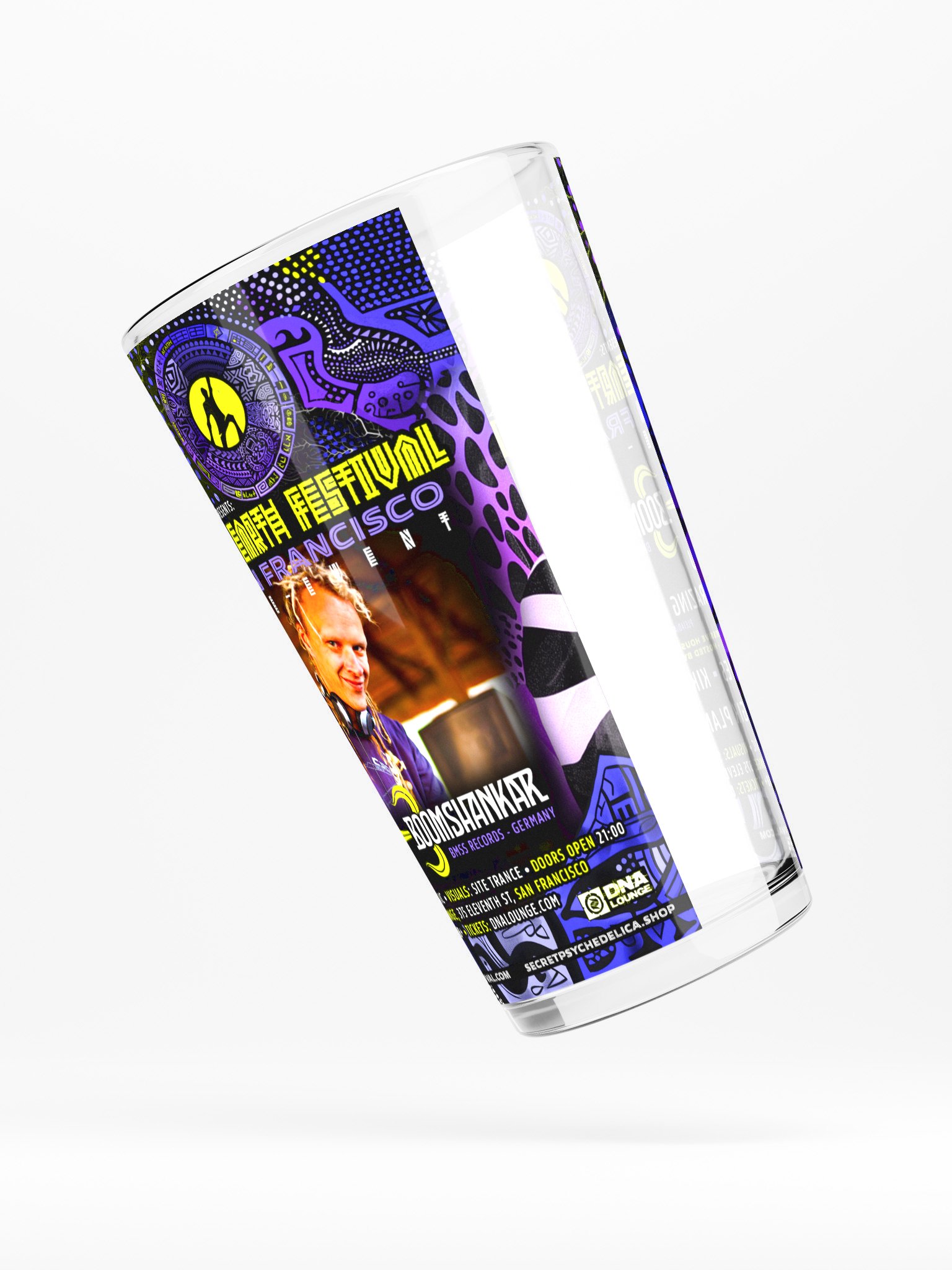 Free Earth Festival: San Francisco Pre-Event Shaker Pint Glass product image (3)