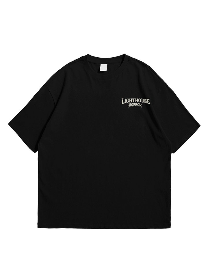 Lighthouse Horror Dark Signature T-Shirt product image (1)