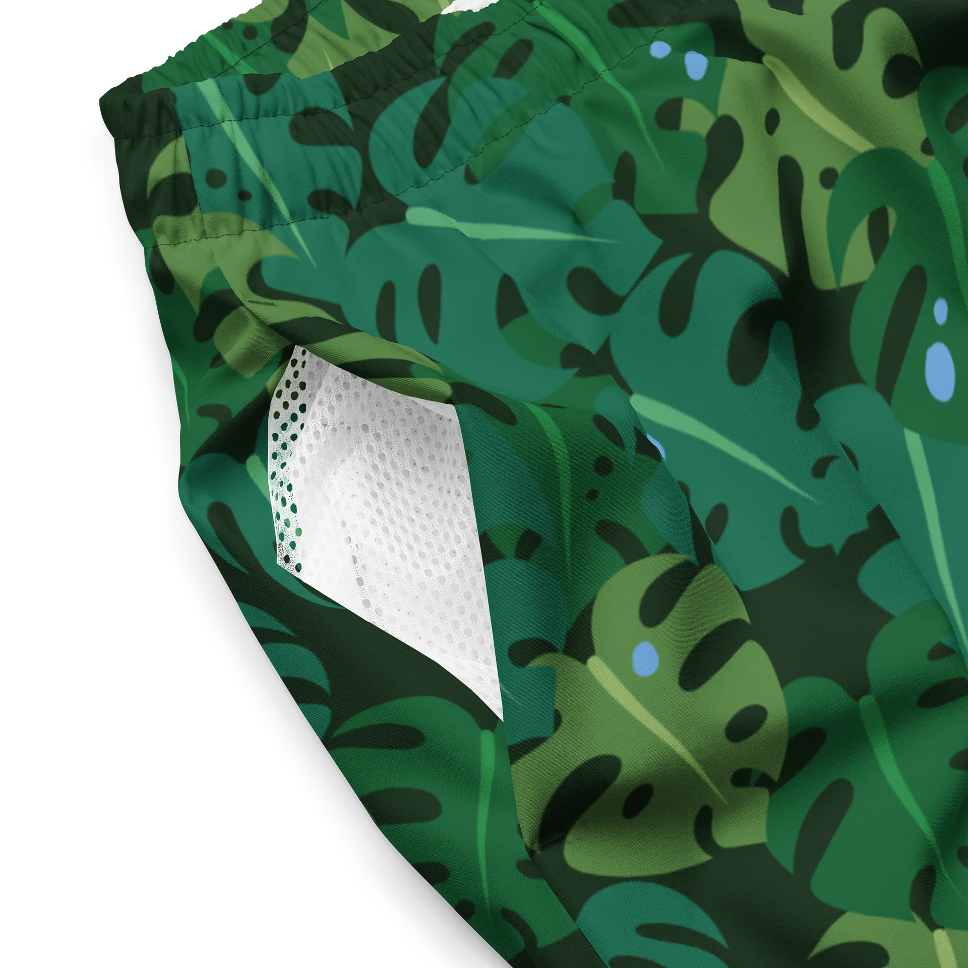Jungle Leaves Swim Trunks product image (7)