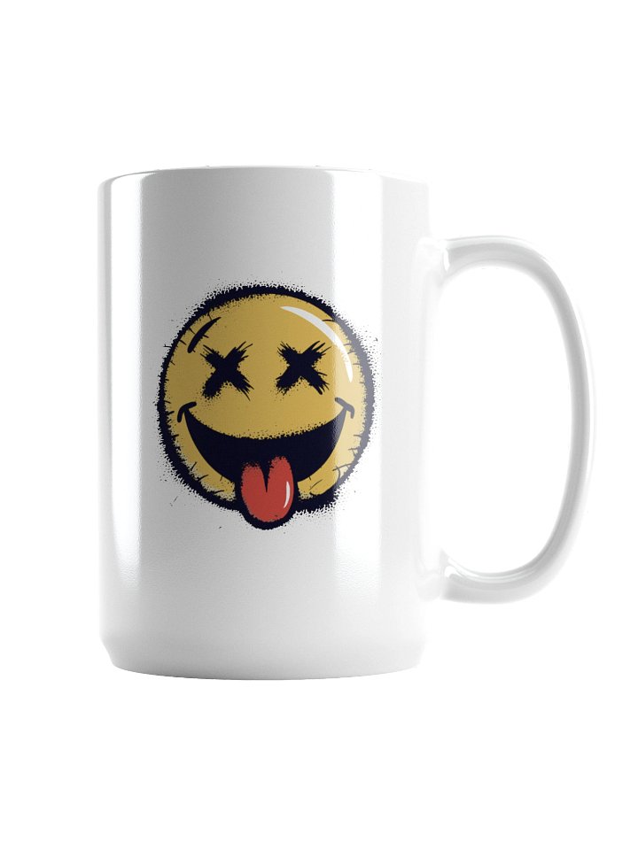 X Smiley – 15 oz Ceramic Mug by UnkoCon product image (1)