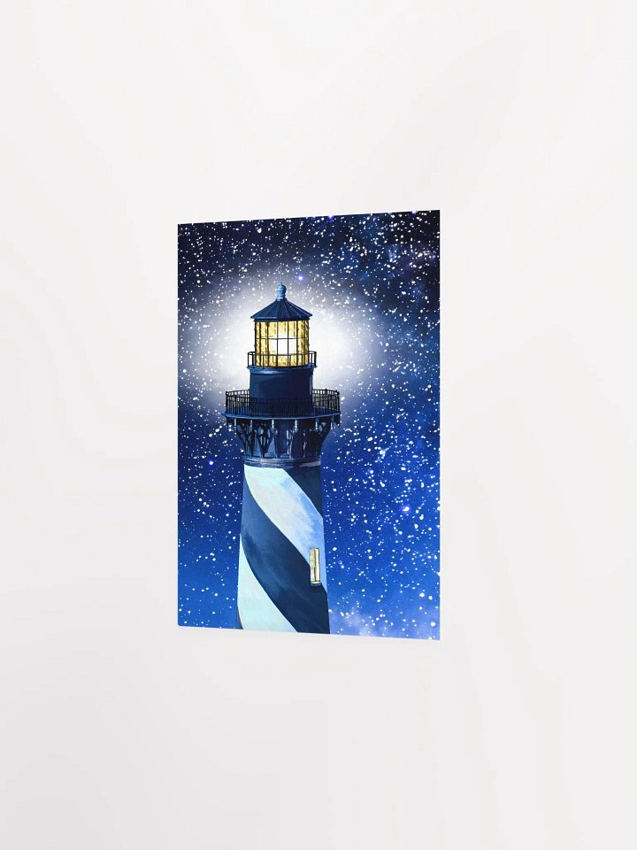 Cape Hatteras Lighthouse At Night - North Carolina Studio Art Print product image (2)