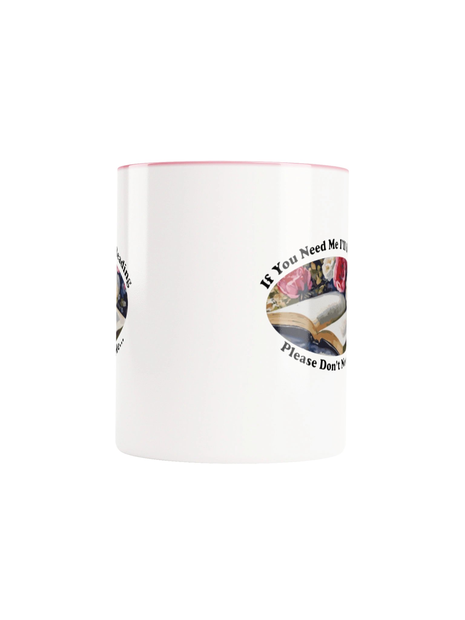 Please Don't Need Me – Two-Tone Bookish Mug 📚🌸 product image (5)