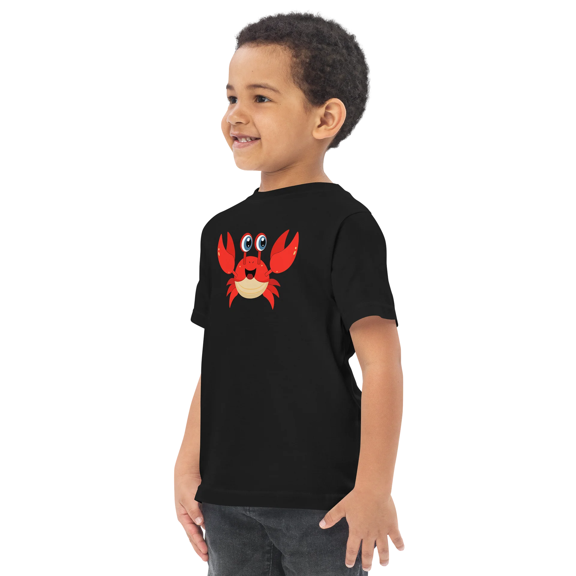 Sea Friends Crab Toddler Jersey T-Shirt product image (7)