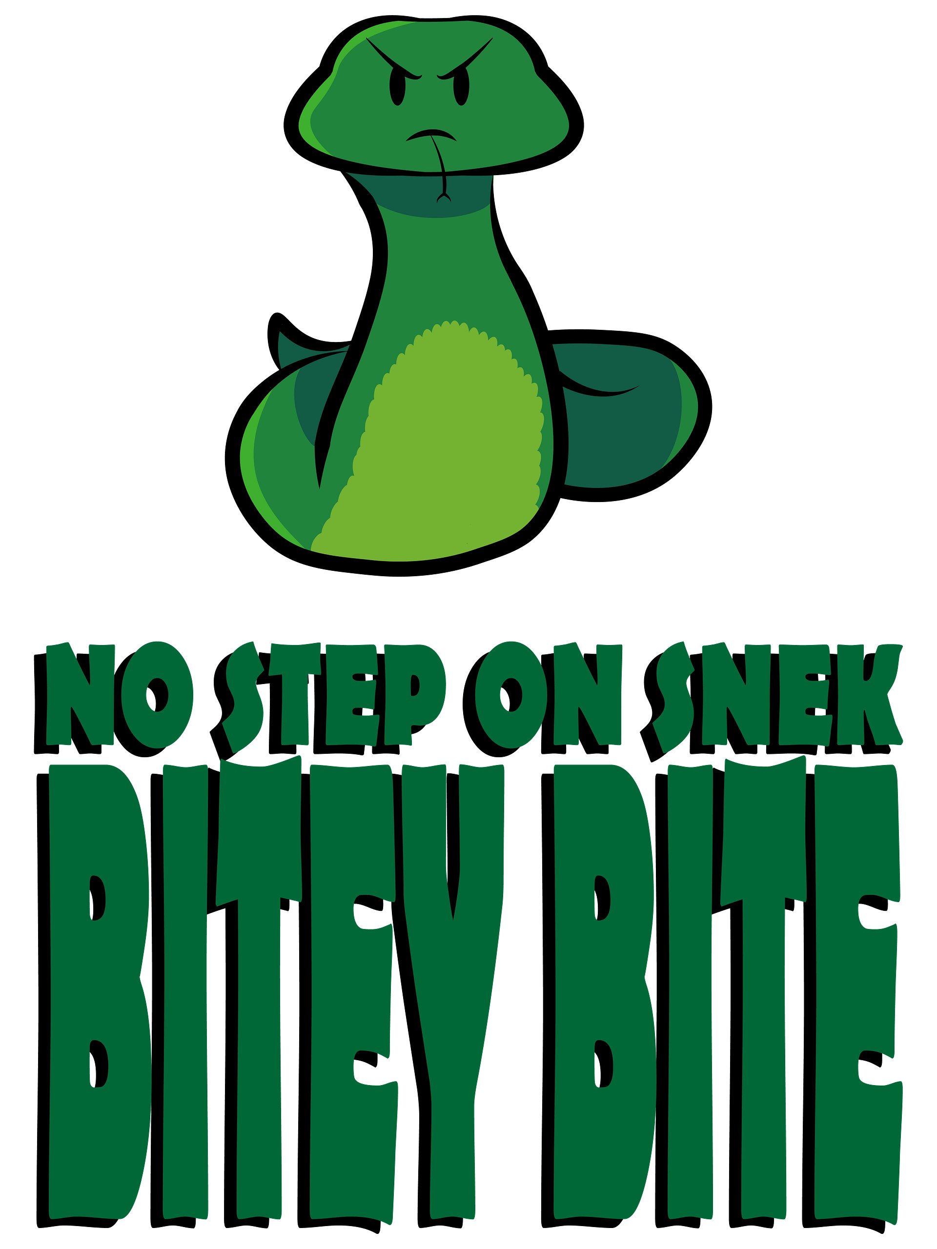 No Step on Snek Throw Pillow product image (1)