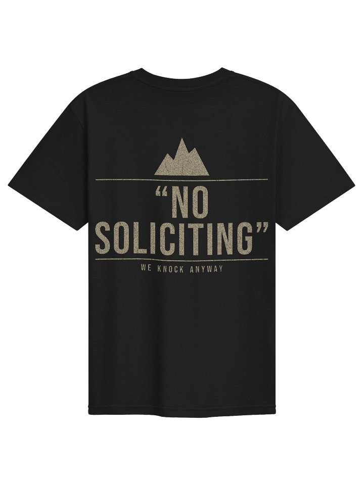 "No Soliciting" Heavyweight Tee product image (2)