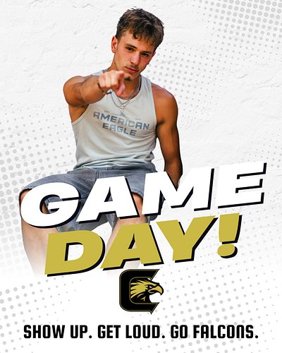 Yep, we’re pointing at YOU! 

Our Falcons volleyball and soccer teams are both playing at HOME today at 3:30 PM, and we want ...