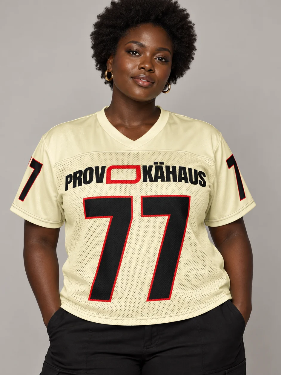 PROVOKÄHAUS Studio 77 Jersey — Cream, Black & Red product image (2)
