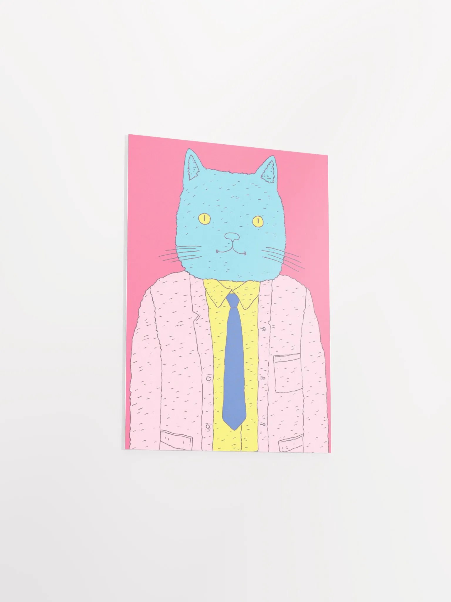 Mr. Whisker's Enterprise: The Happy Go Lucky Pussy Matte Print product image (3)