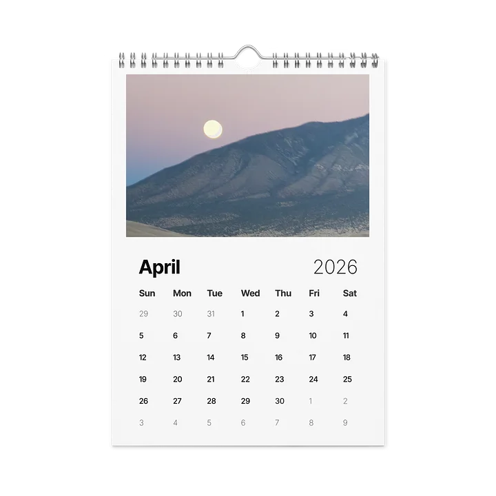 Valley of Fires Wall calendar product image (1)
