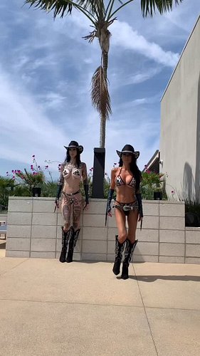 This ain’t my first rodeo… but it might be yours 😏🤠🐄 BTS from the 2027 @precision_electric_llc Calendar shoot 📸 📅 @marinebefi...