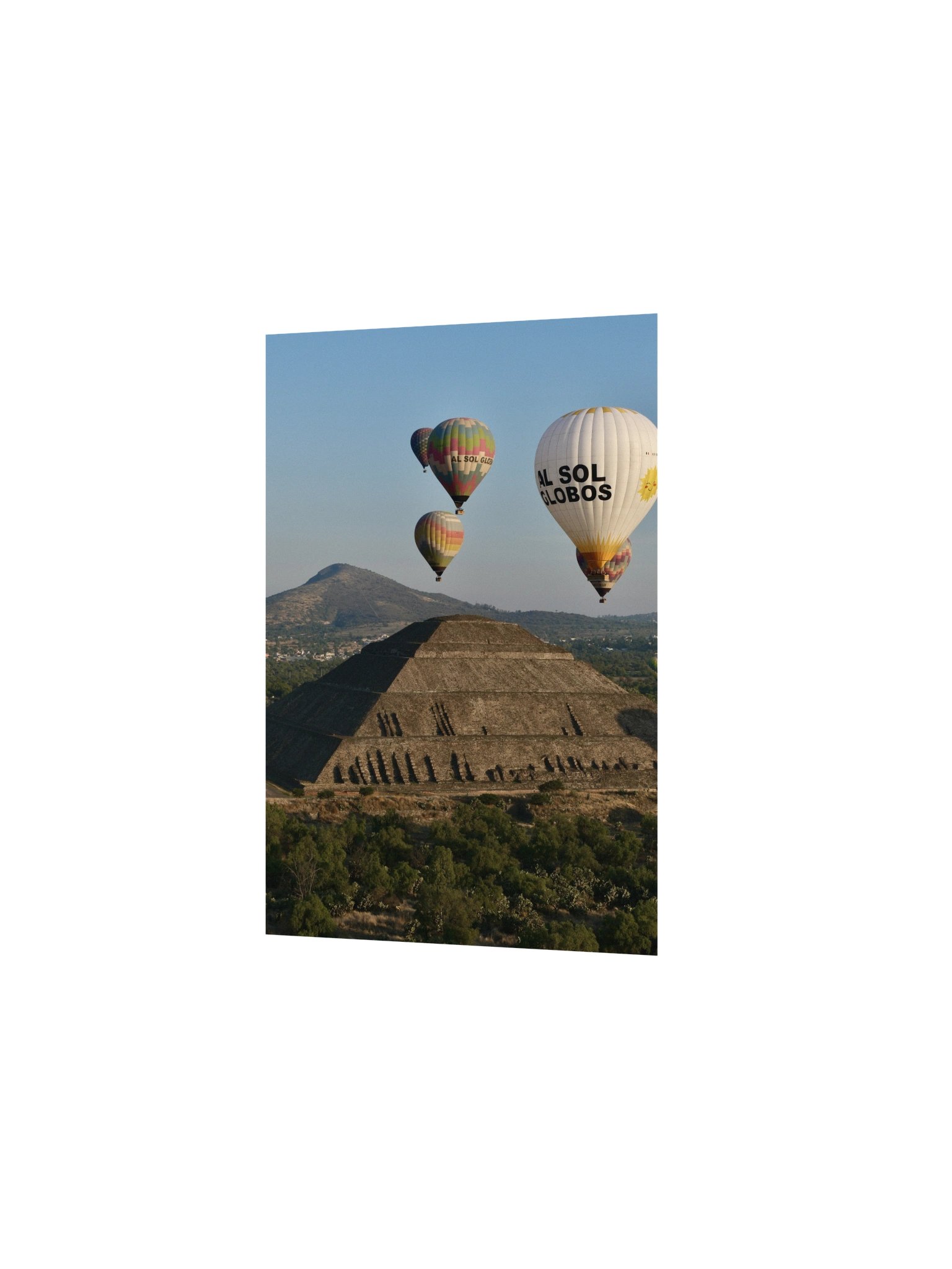 Teotihuacan - Pyramid of the Sun with Hot Air Balloons – (Print Only) product image (8)