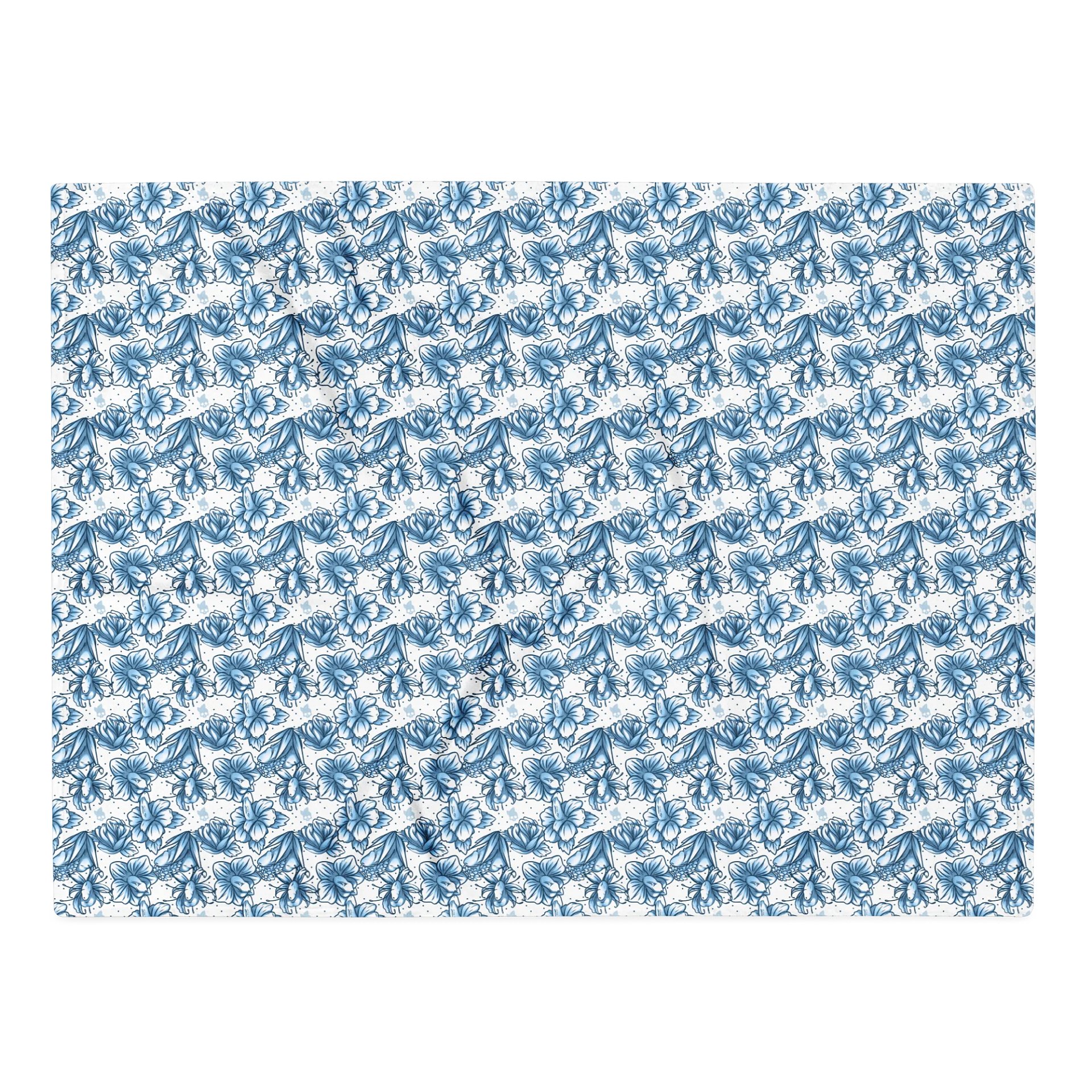 (NSFW) Phallic Floral Throw Blanket product image (2)