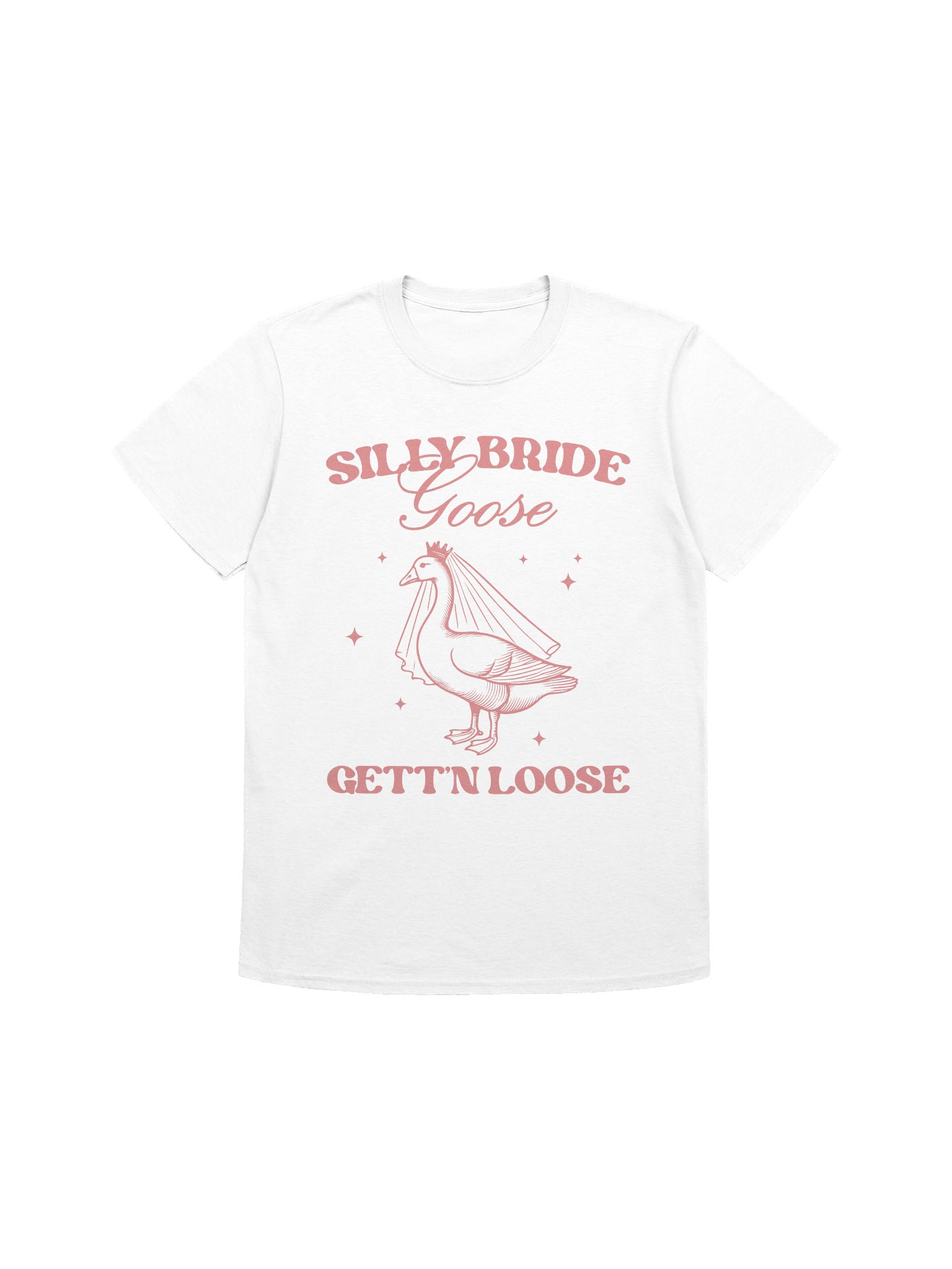 Silly Bride Goose Shirt – Funny Bachelorette Party Tee | Bride Getting Loose Graphic Shirt, Wedding Party Gift product image (1)