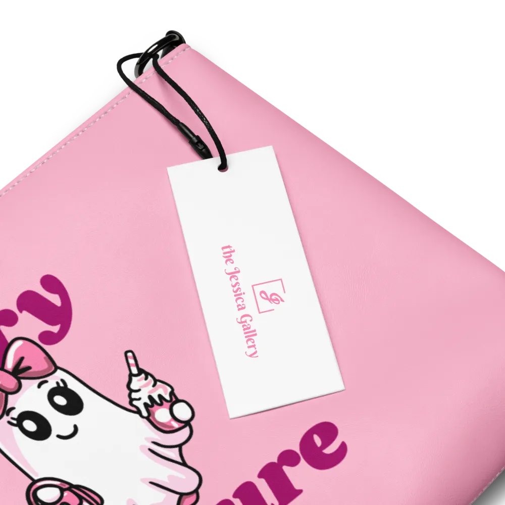 Very Demure Cute Ghost Flip-Sided Faux Leather Crossbody Bag product image (5)