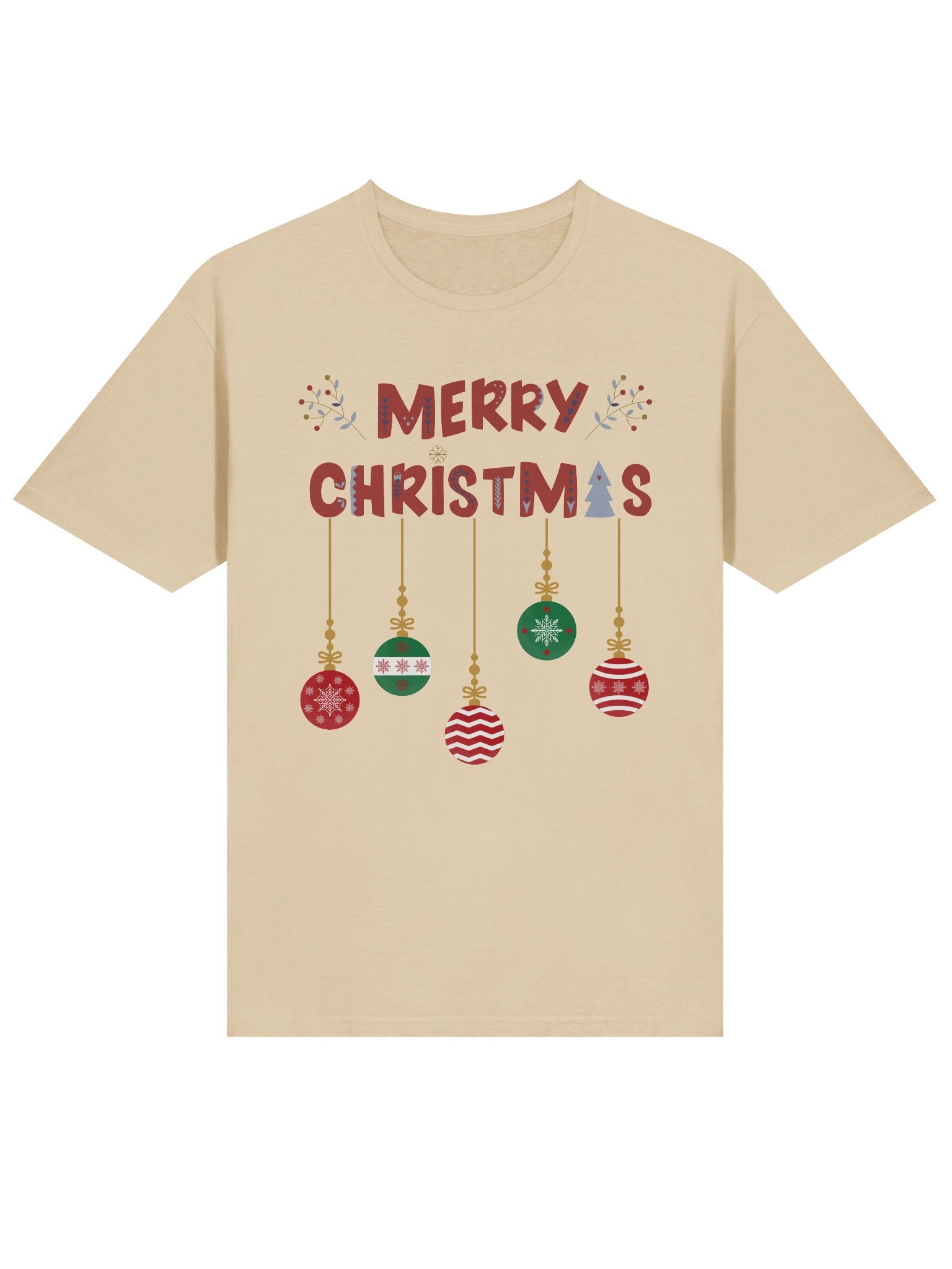 Festive Merry Christmas Ornaments T-Shirt product image (11)