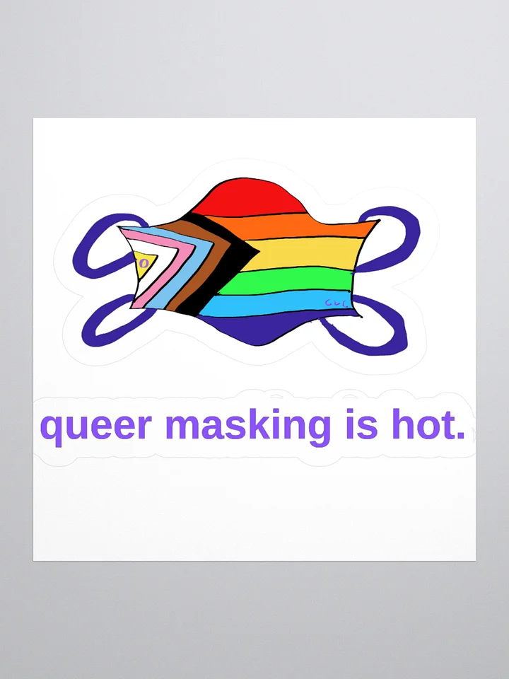 Queer Masking Is Hot sticker product image (2)