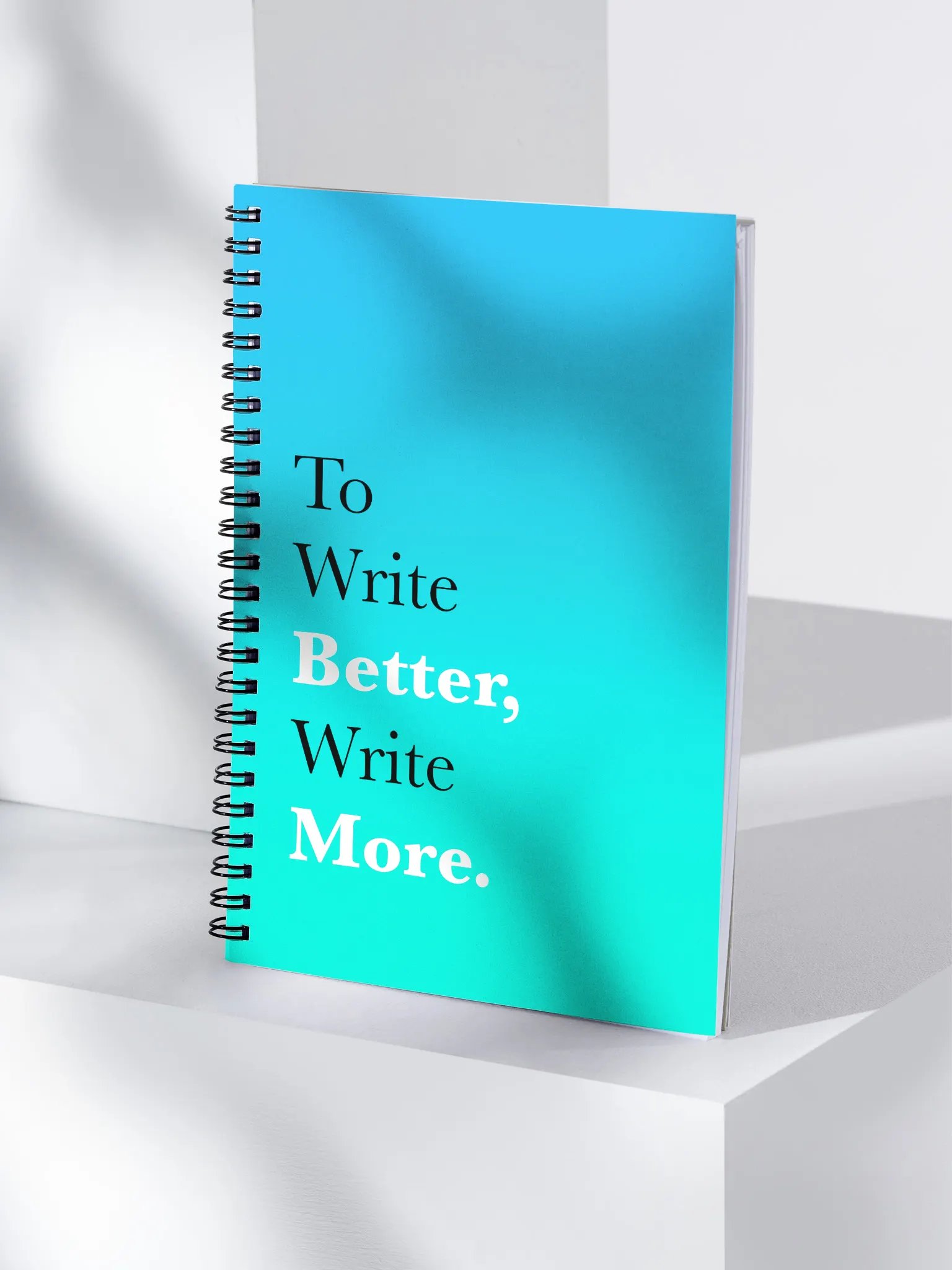 "To Write Better, Write More." Notebook Journal product image (2)