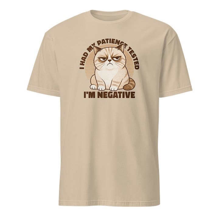 I'm negative grumpy cat soft tee product image (2)