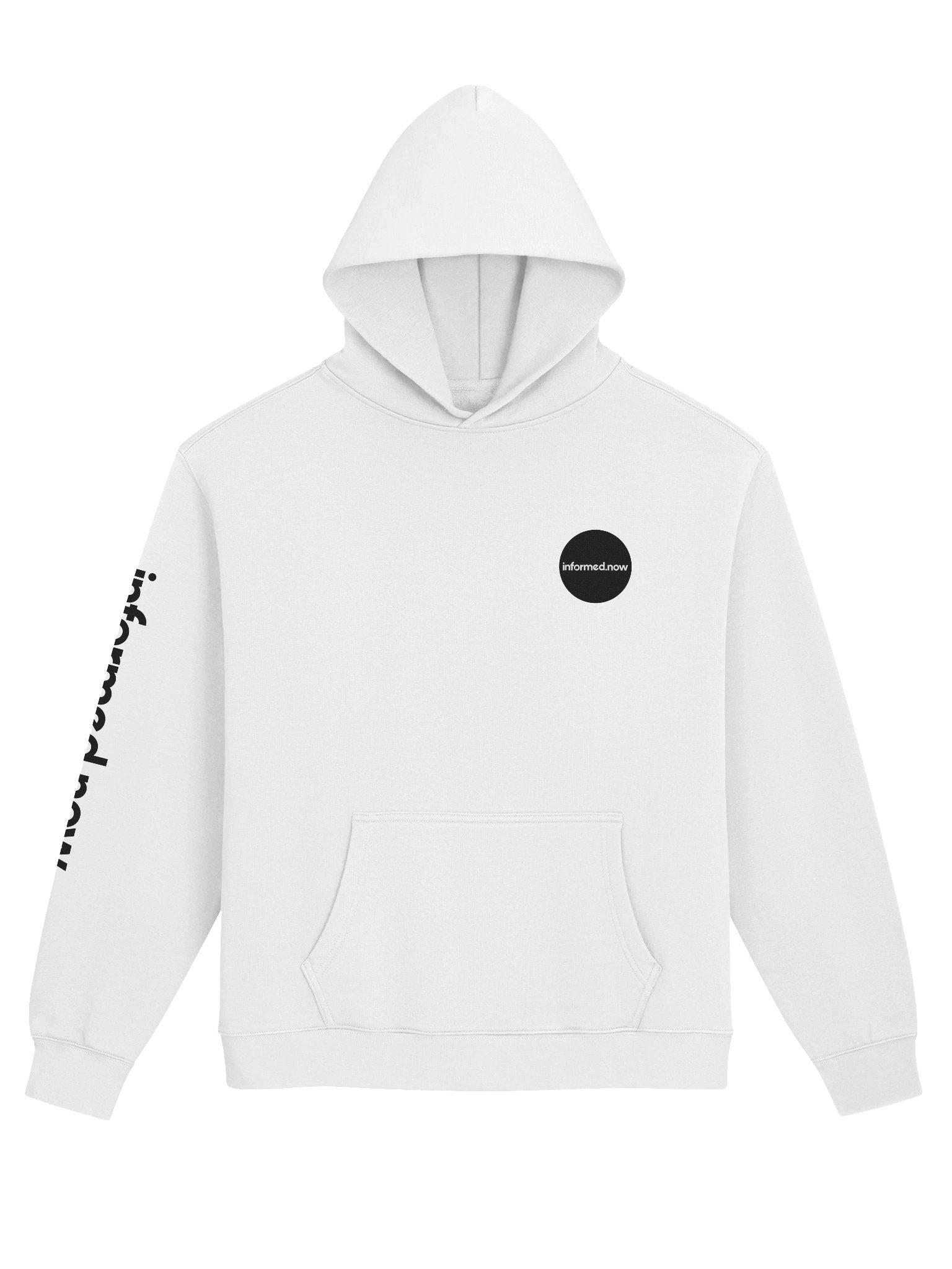 informed.now Unisex Premium Oversized Hoodie (Black) product image (5)