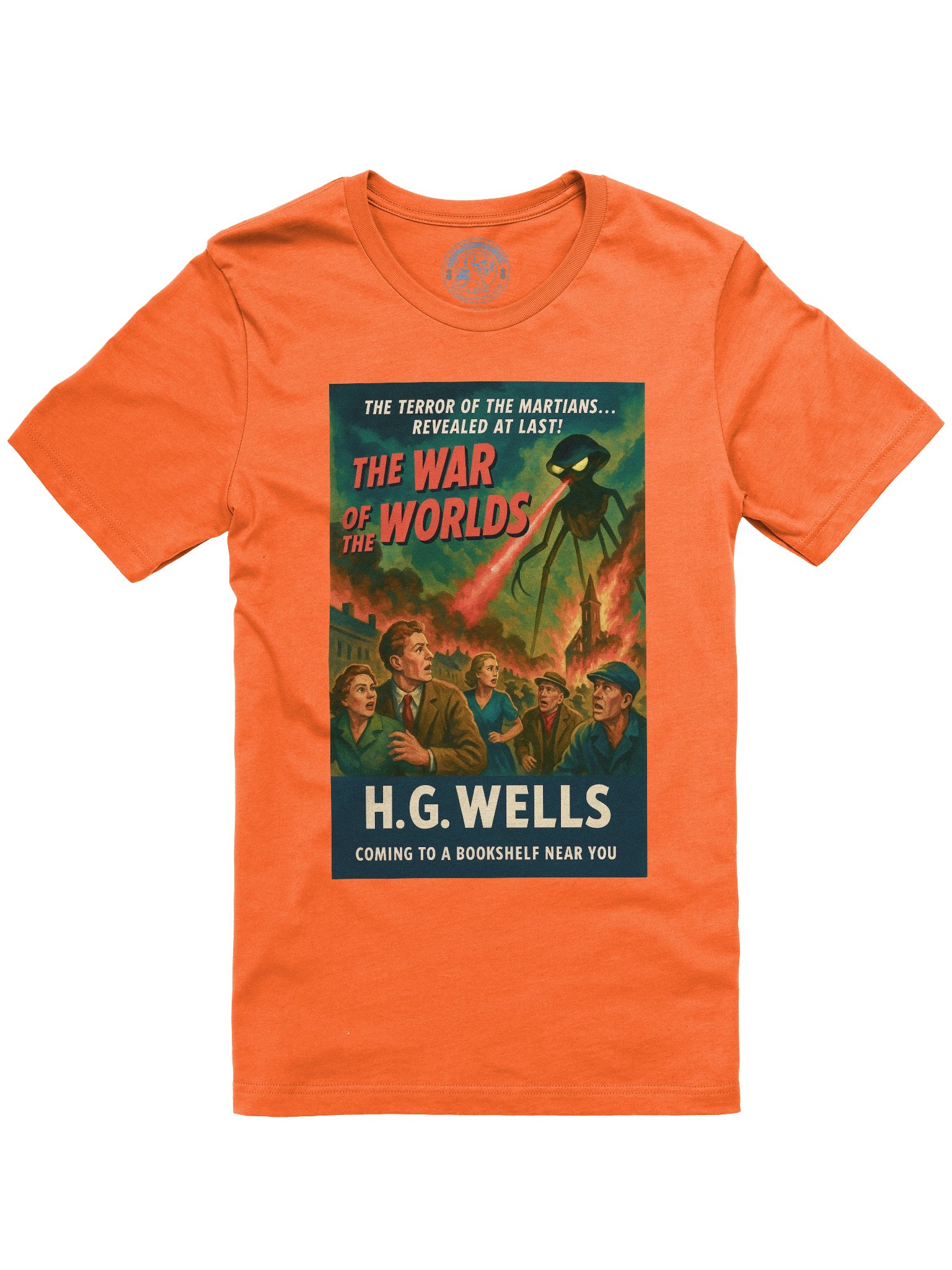 "The War of the Worlds" 1950's Faux Retro Film Poster H.G. Wells Concert Tee Fit Unisex T-Shirt product image (61)