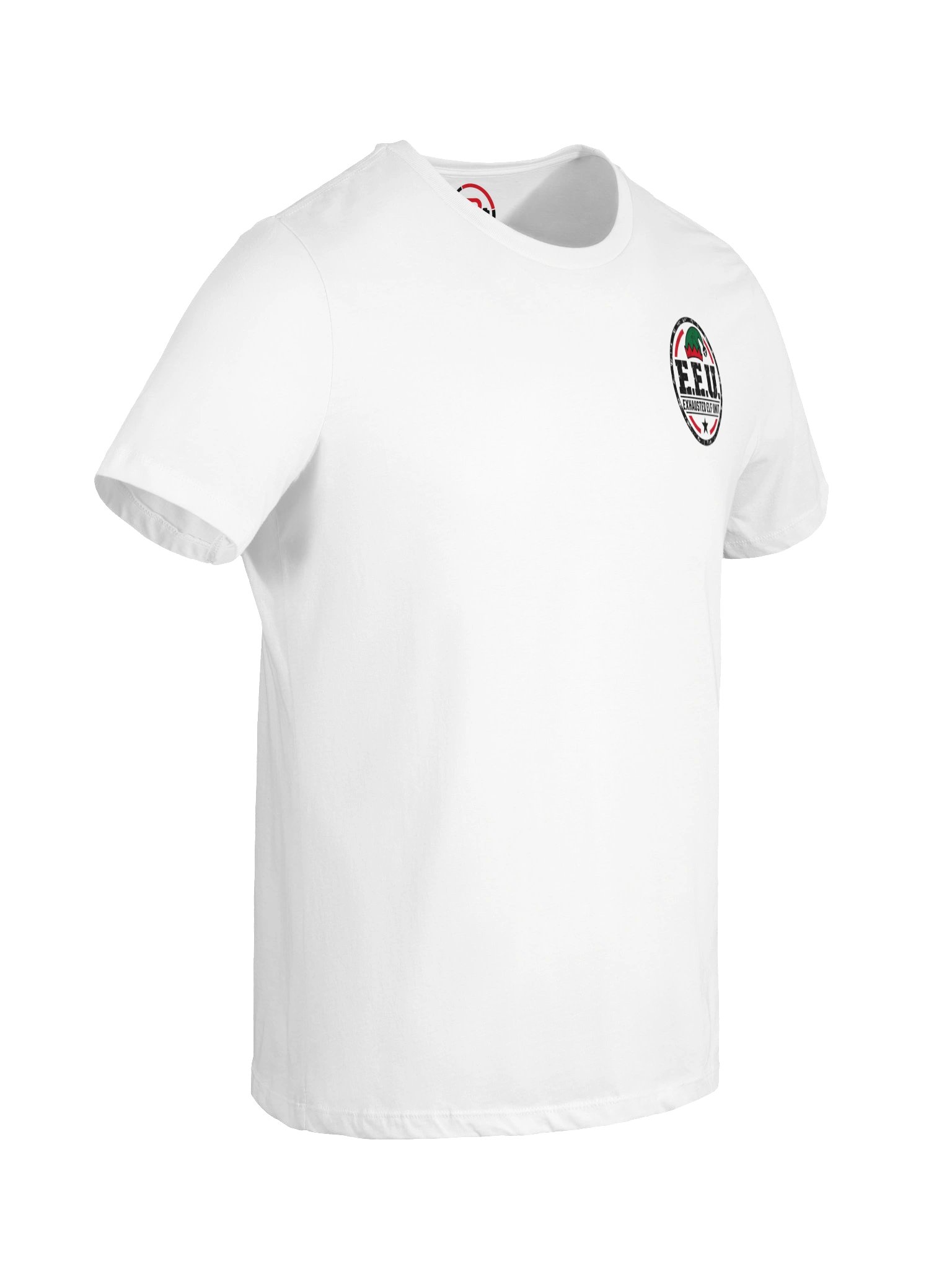 Exhausted Elf Unit Crew Women's Relaxed-Fit Tee | White product image (8)
