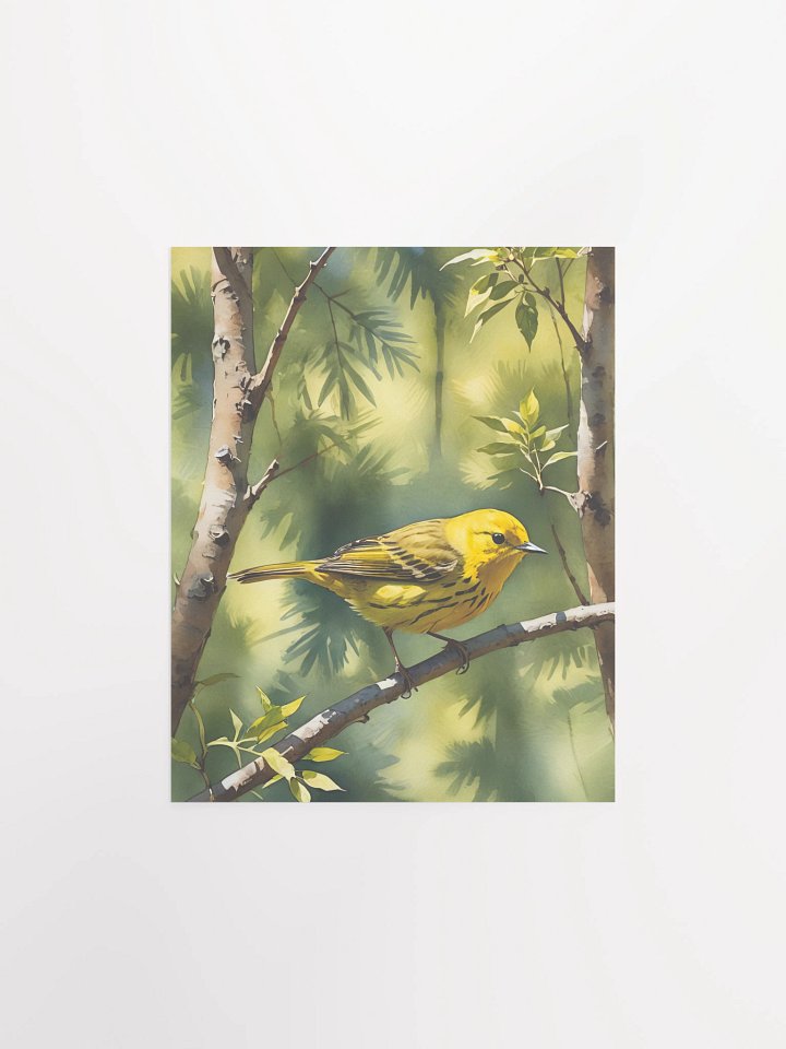 Yellow Warbler Matte Poster product image (2)