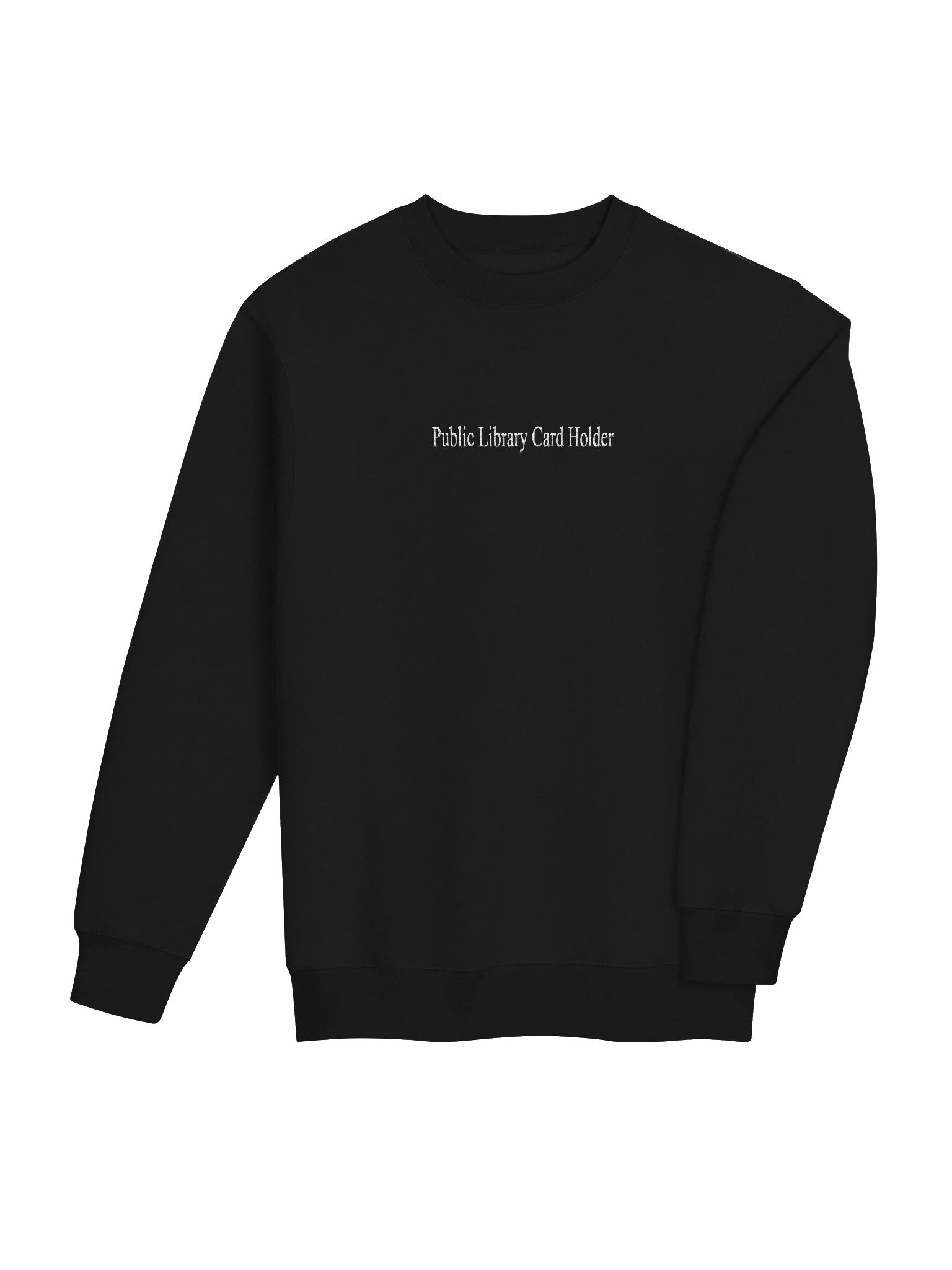 LIBRARY CARD HOLDER EMBROIDERED SWEATSHIRT product image (4)