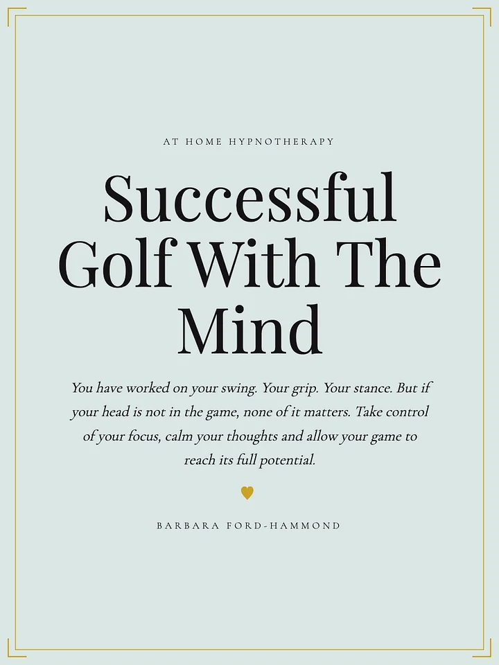 Successful Golf With The Mind product image (1)