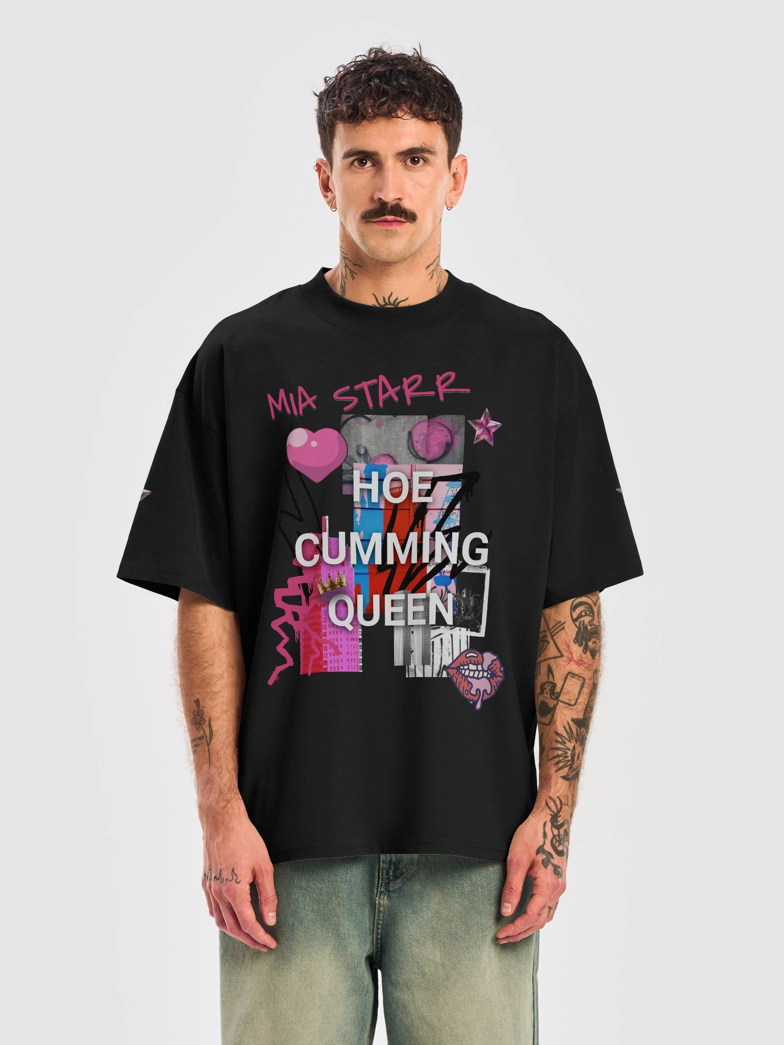 Hoe Cumming Queen Shirt (Black) product image (5)