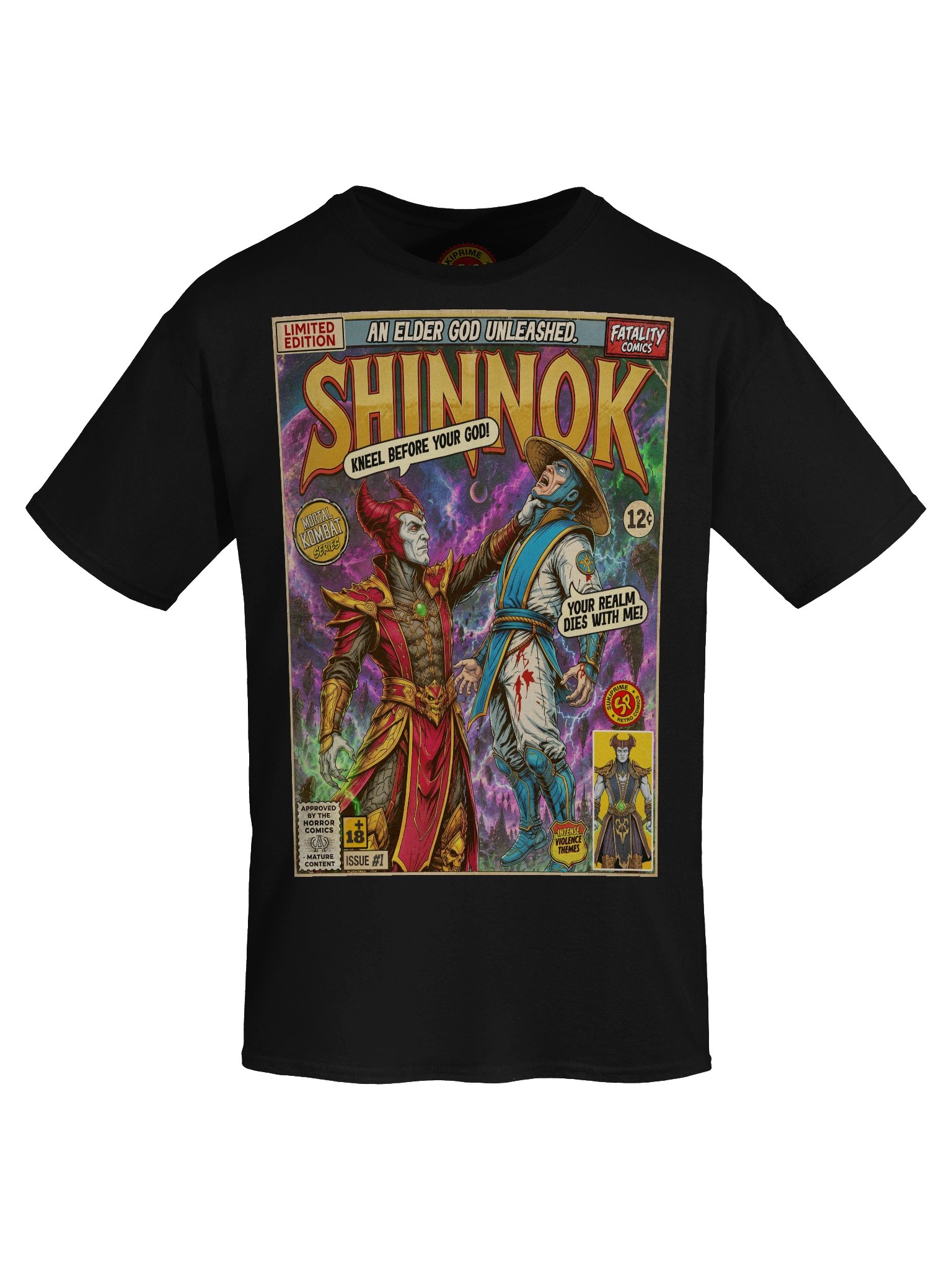 Mortal Kombat Shinnok Comic Art T-Shirt product image (5)