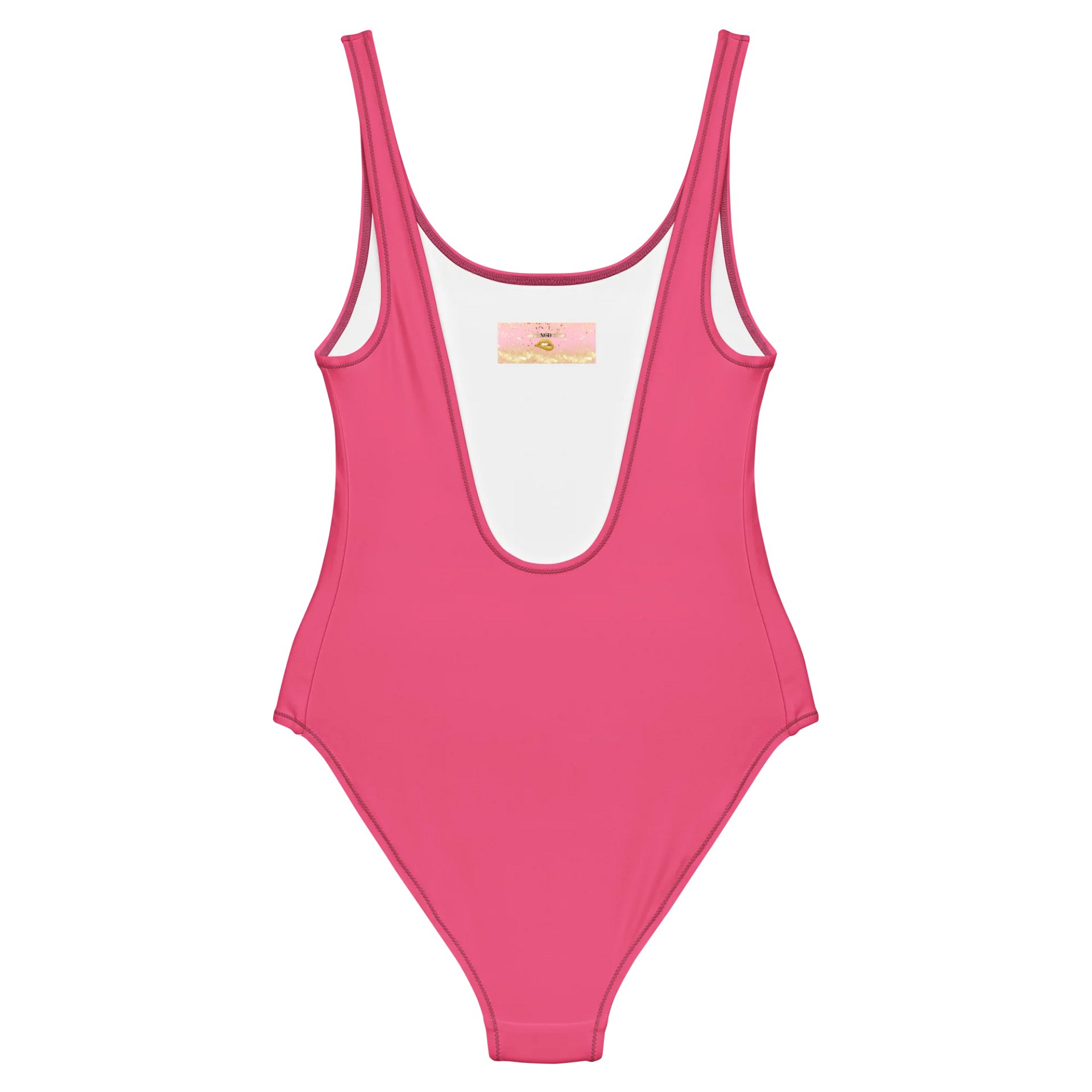 🎀 Glowlita "Glow Belle" Blush Pink One-Piece with Pink Bow product image (2)