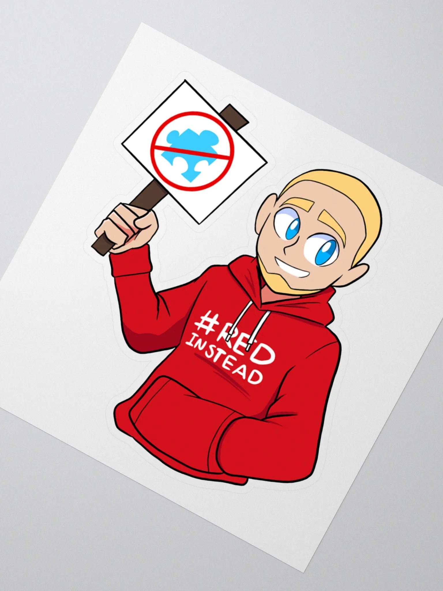 #REDinstead 2024 Sticker product image (2)