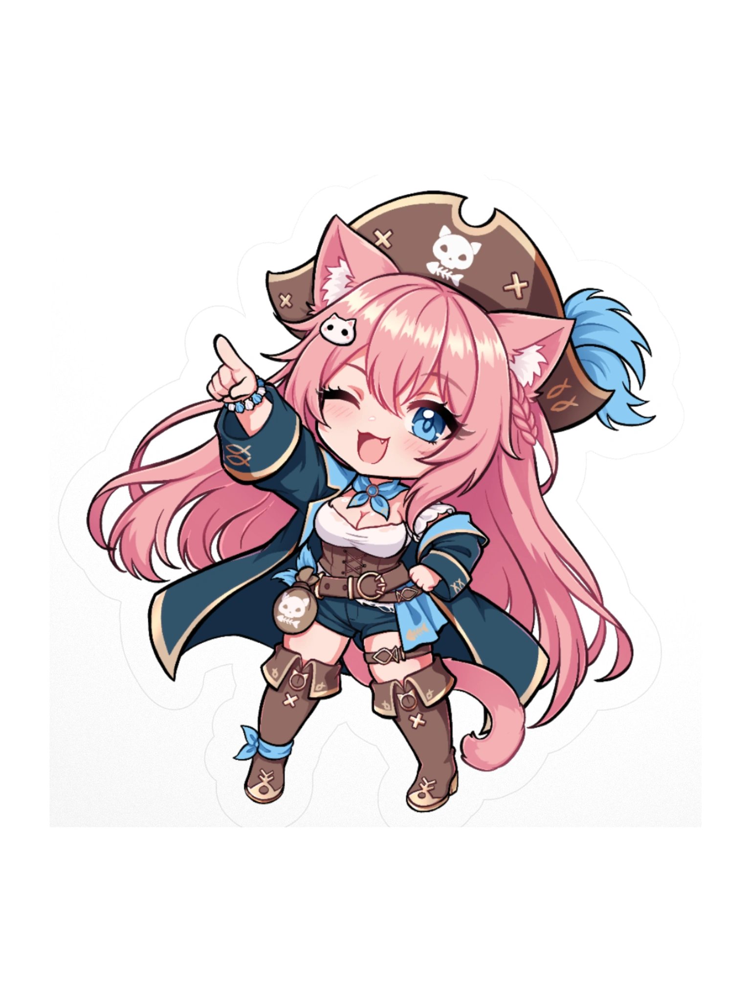 Chibi Catptain Sticker product image (1)