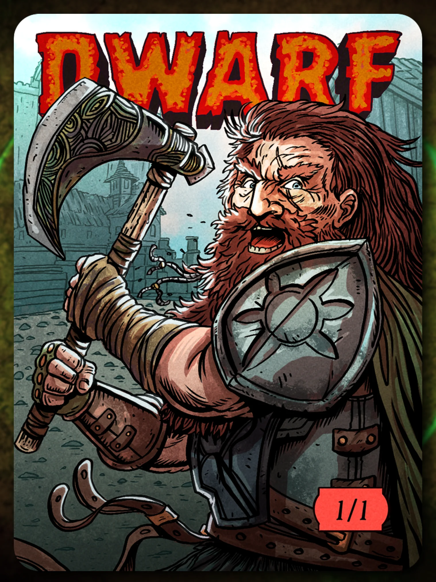 Dwarf 1/1 Full Art Token product image (1)