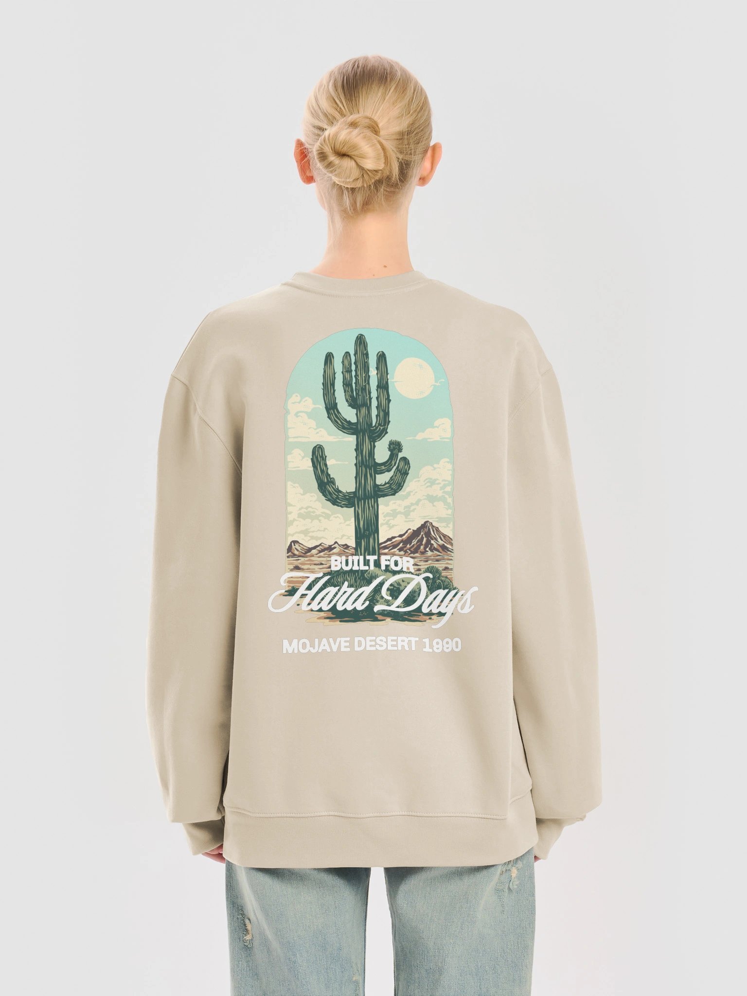 Built For Hard Days Crewneck Sweatshirt (Mojave Desert) product image (1)