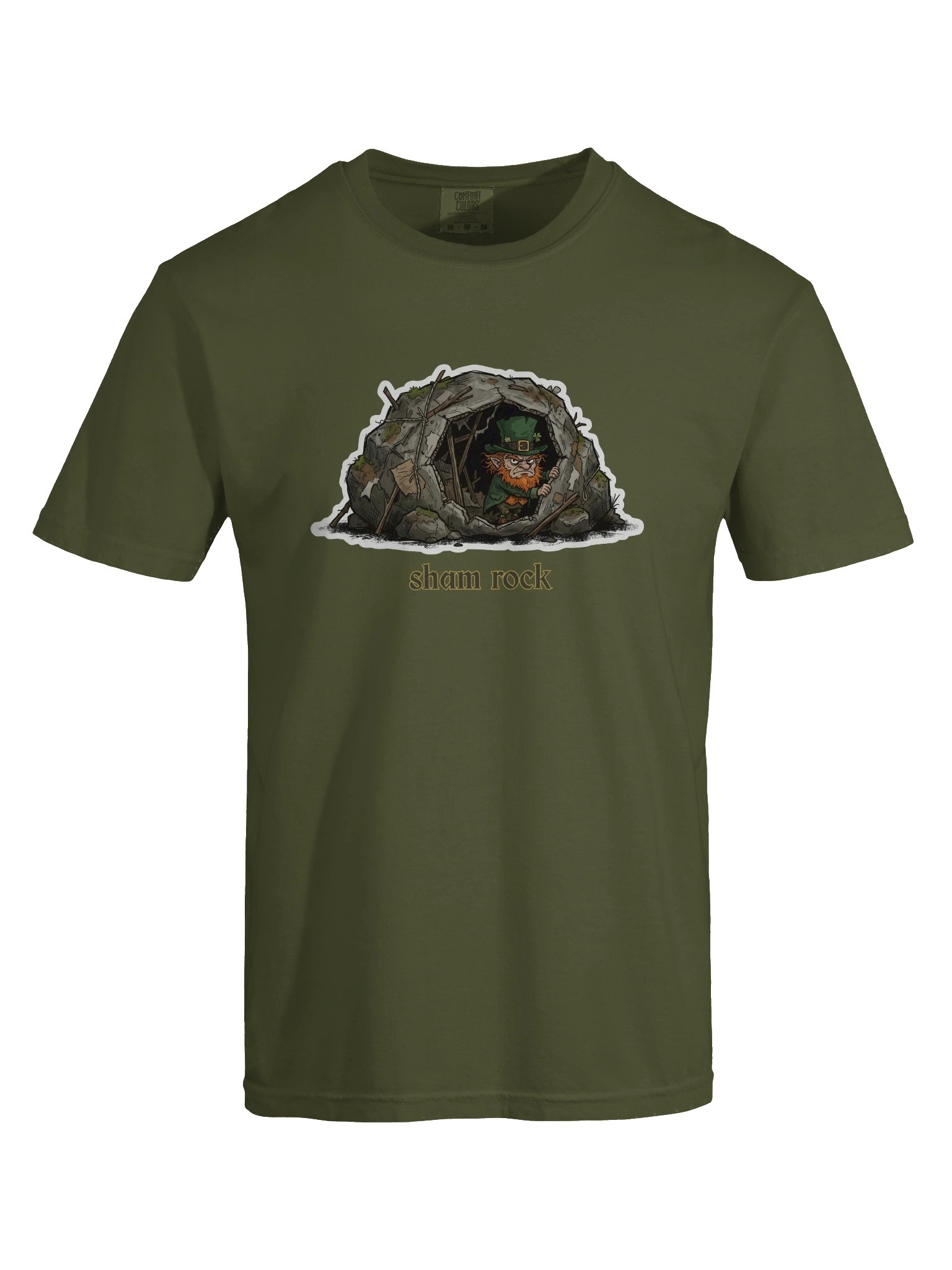 sham.rock st. patricks day comfort colors t-shirt product image (7)
